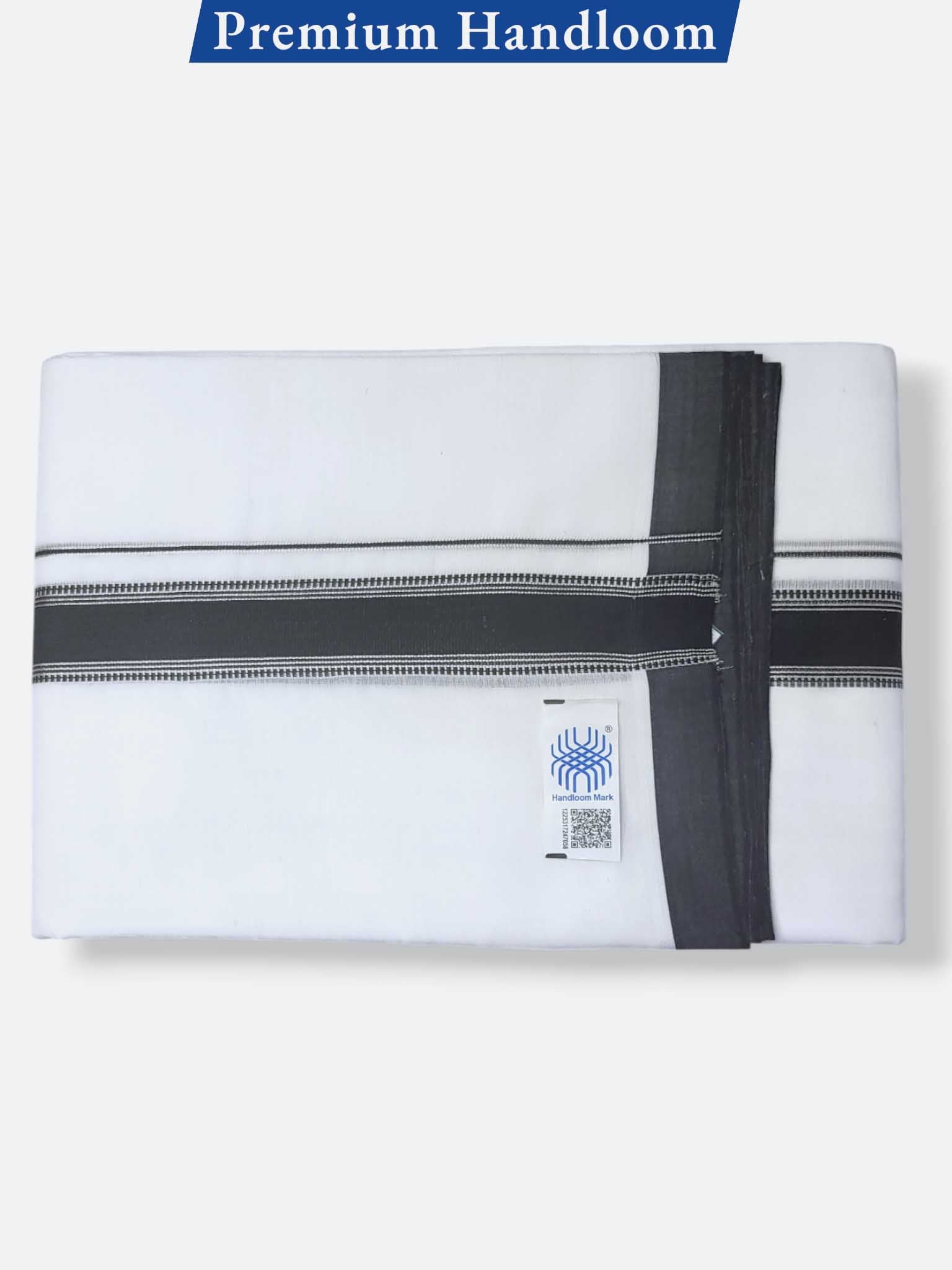 Kerala Premium Balaramapuram Handloom Dhoti/Mundu for Men
