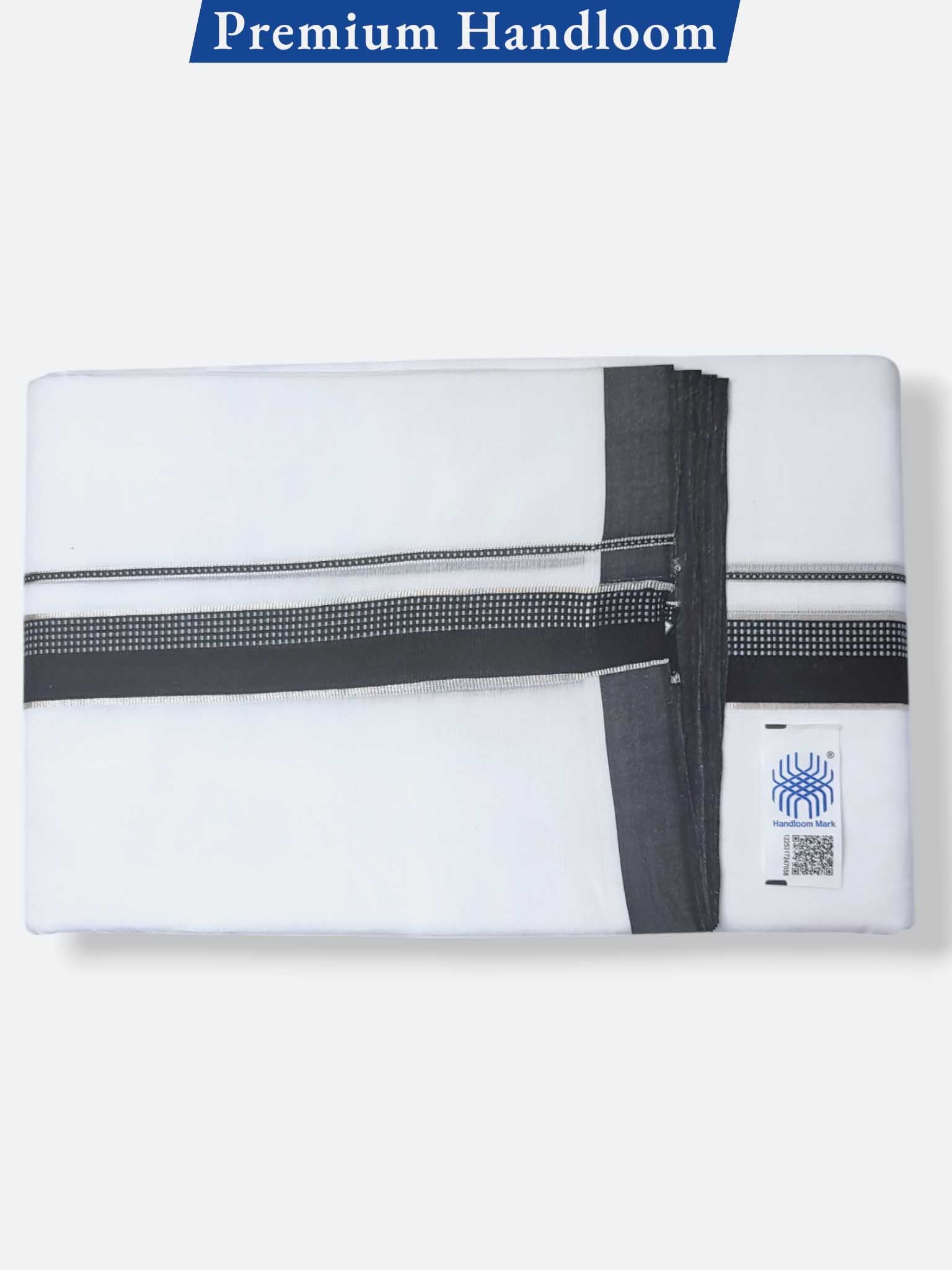 Kerala Premium Balaramapuram Handloom Dhoti/Mundu for Men