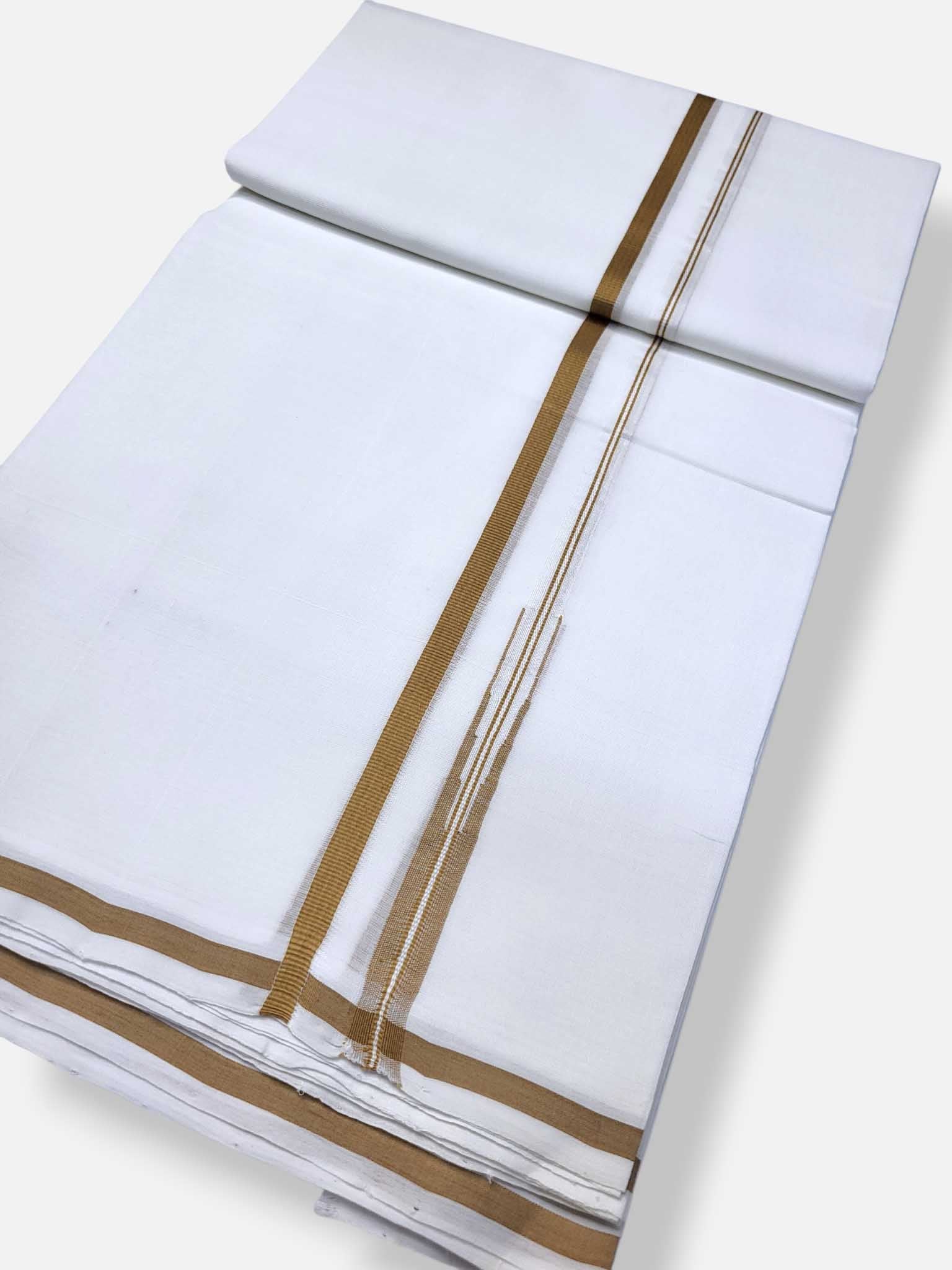 Kerala Premium Balaramapuram Handloom Dhoti/Mundu for Men