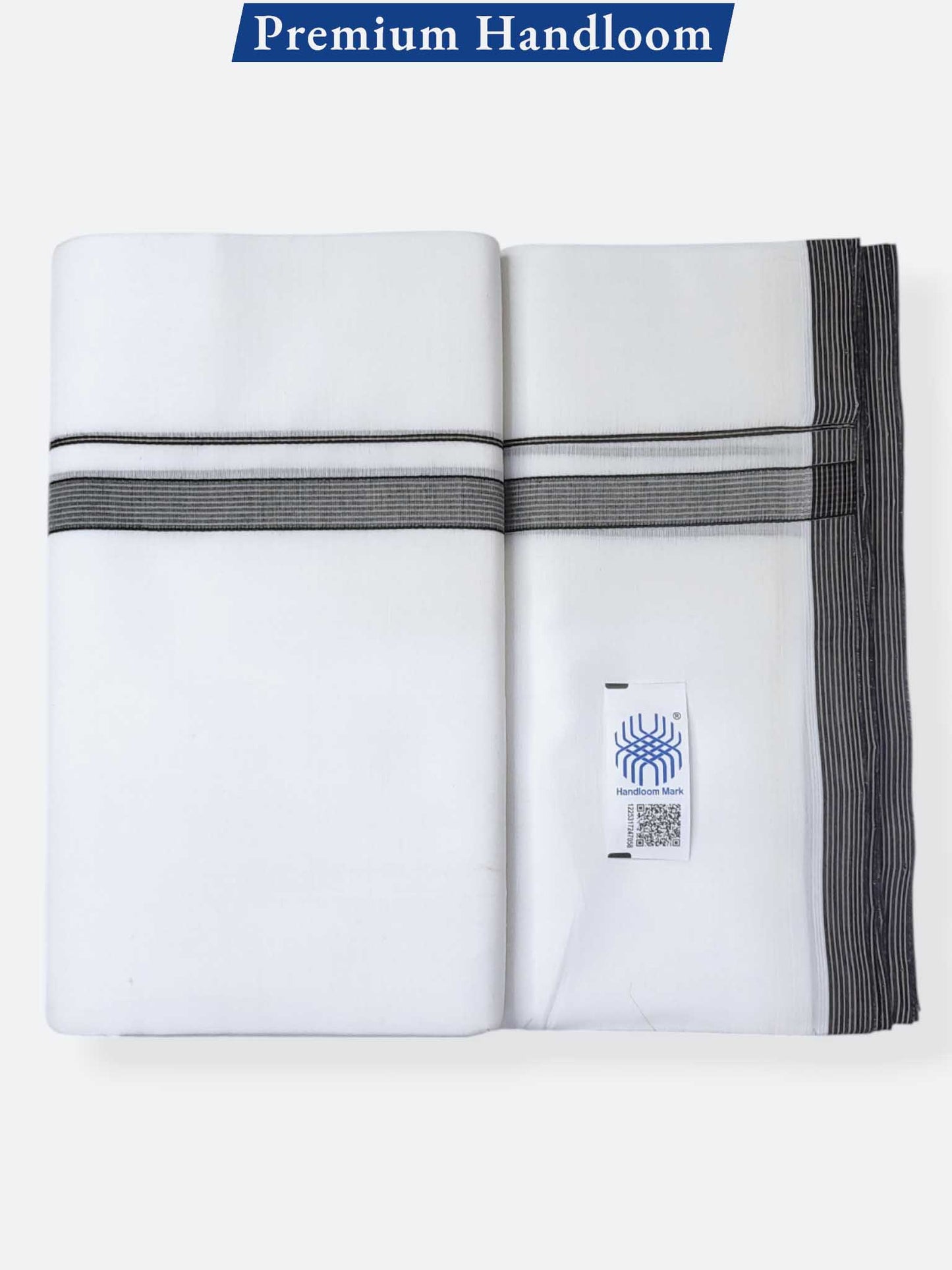 Kerala Premium Balaramapuram Handloom Dhoti/Mundu for Men