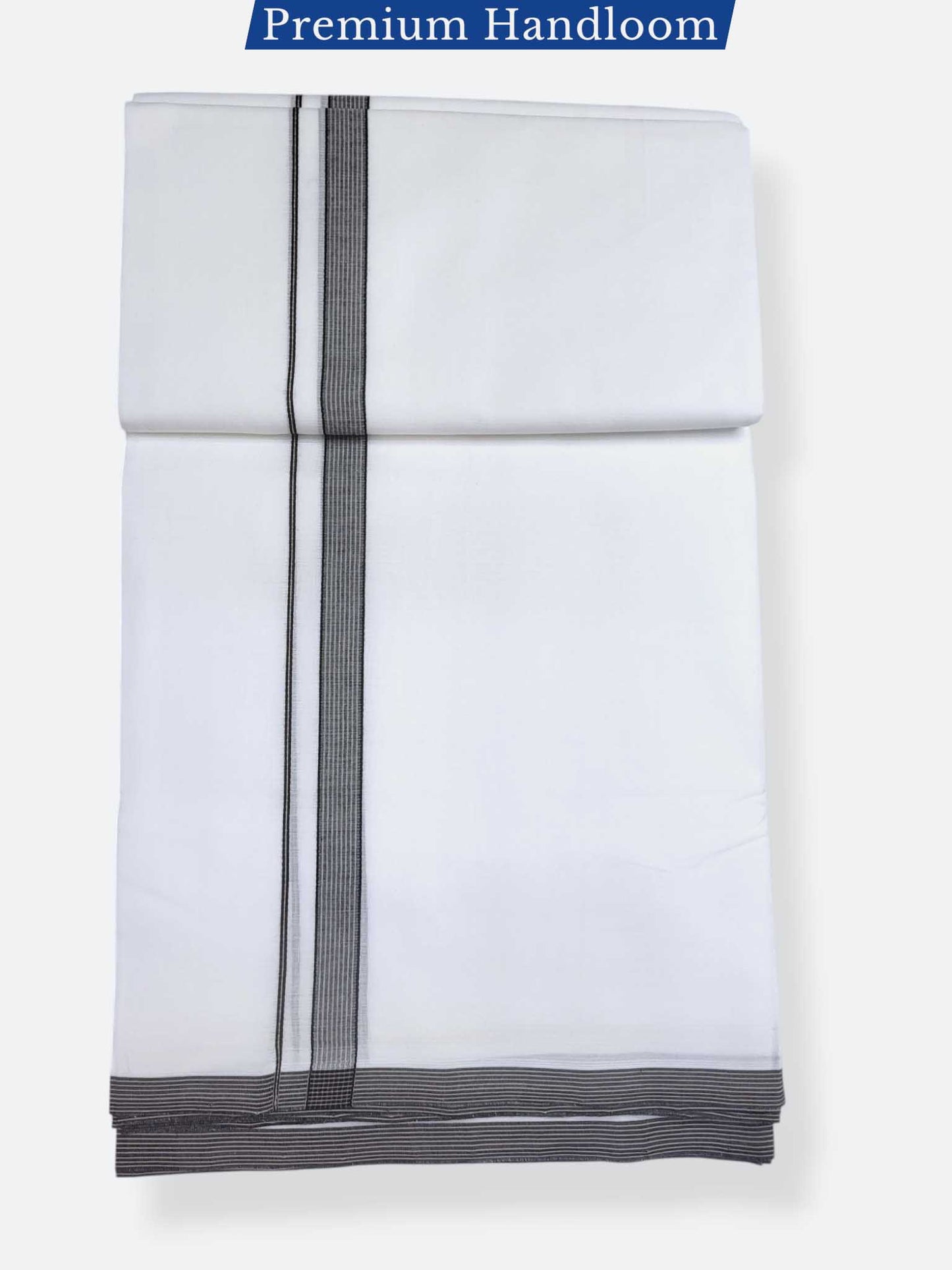 Kerala Premium Balaramapuram Handloom Dhoti/Mundu for Men