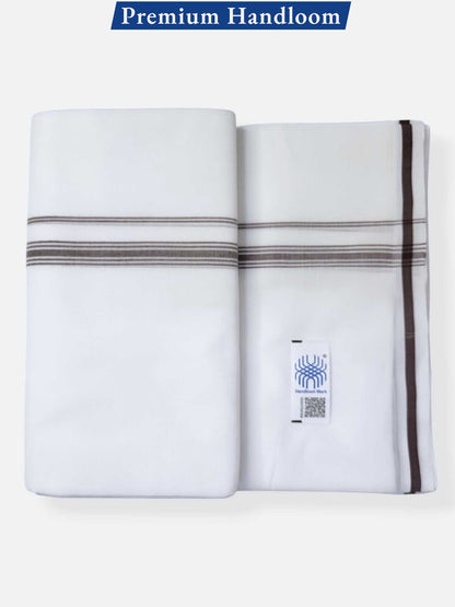 Kerala Premium Balaramapuram Handloom Dhoti/Mundu for Men
