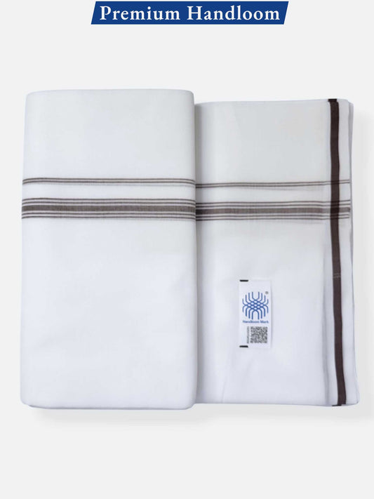 Kerala Premium Balaramapuram Handloom Dhoti/Mundu for Men