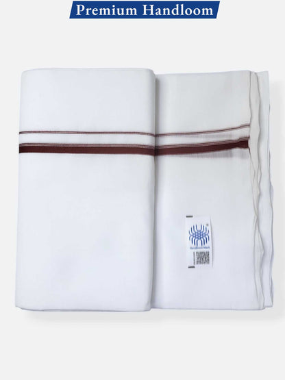 Kerala Premium Balaramapuram Handloom Dhoti/Mundu for Men