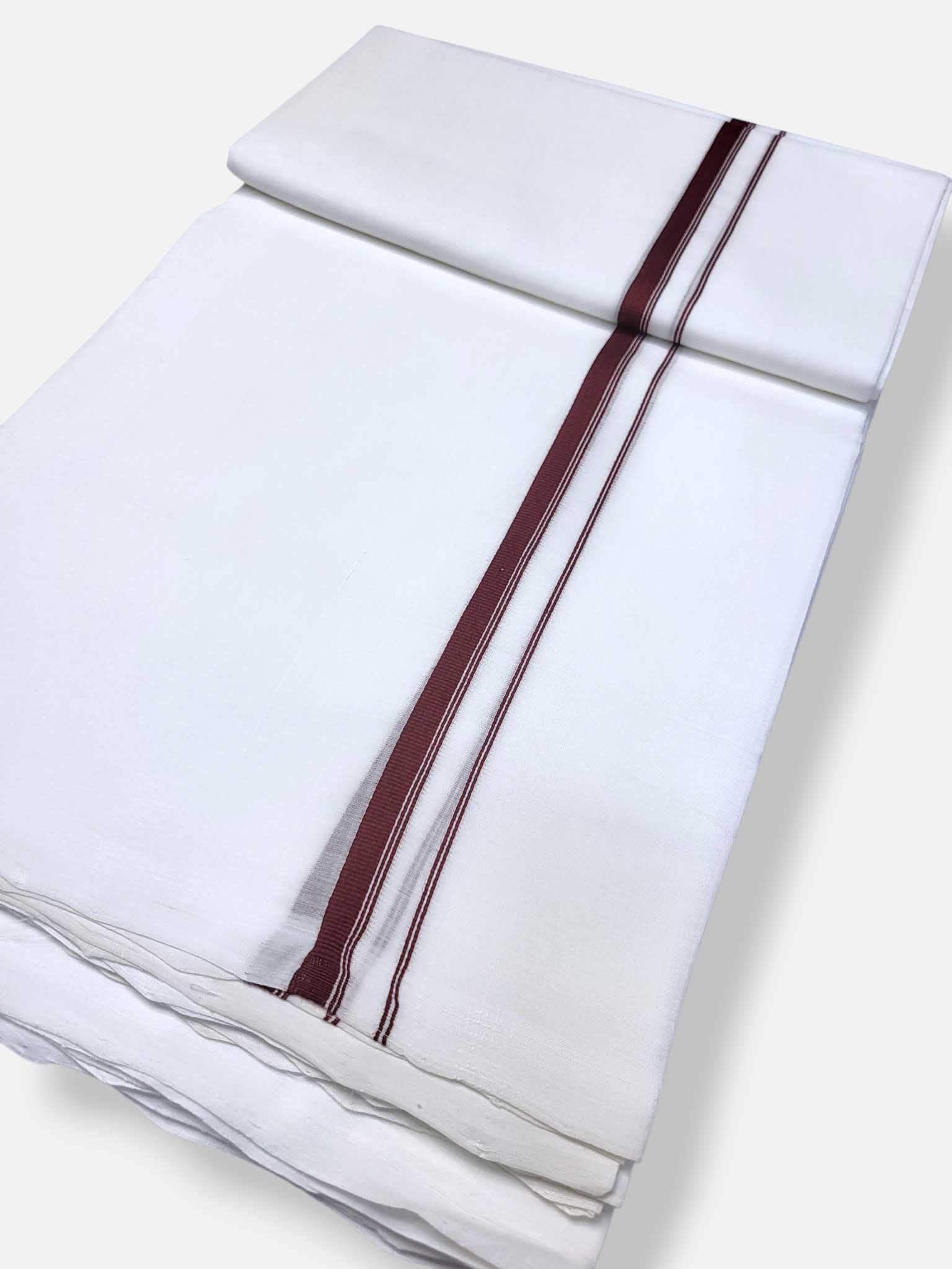 Kerala Premium Balaramapuram Handloom Dhoti/Mundu for Men