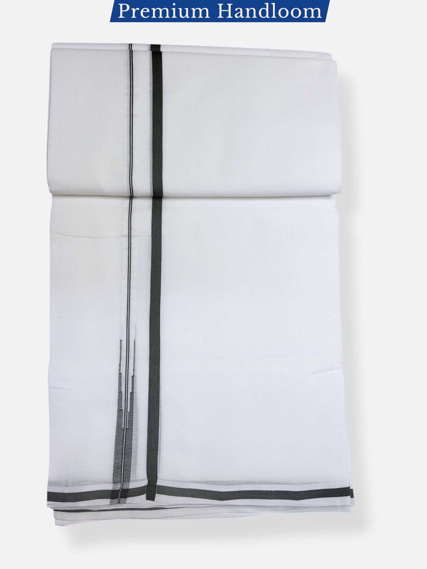 Kerala Premium Balaramapuram Handloom Dhoti/Mundu for Men