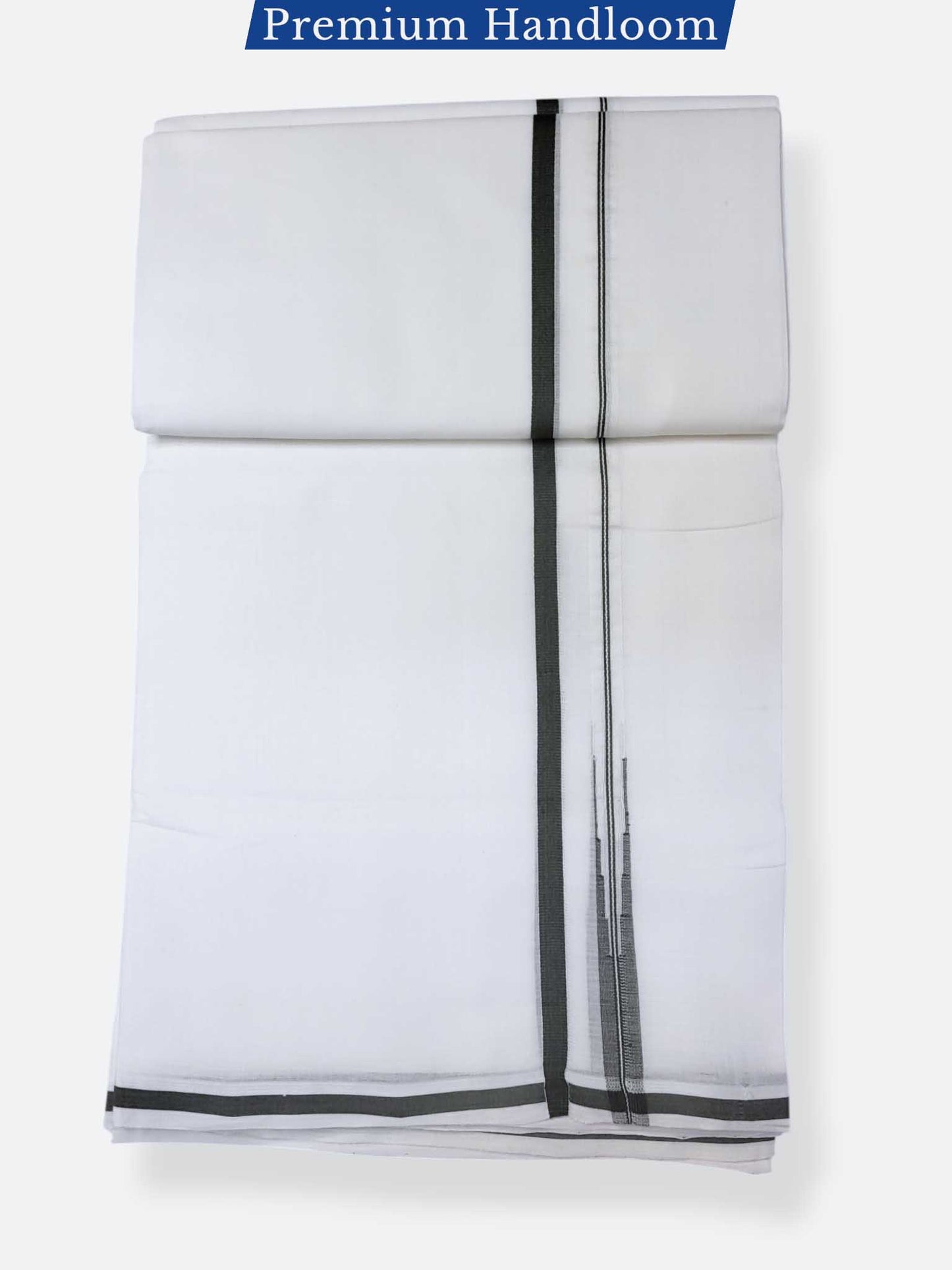 Kerala Premium Balaramapuram Handloom Dhoti/Mundu for Men