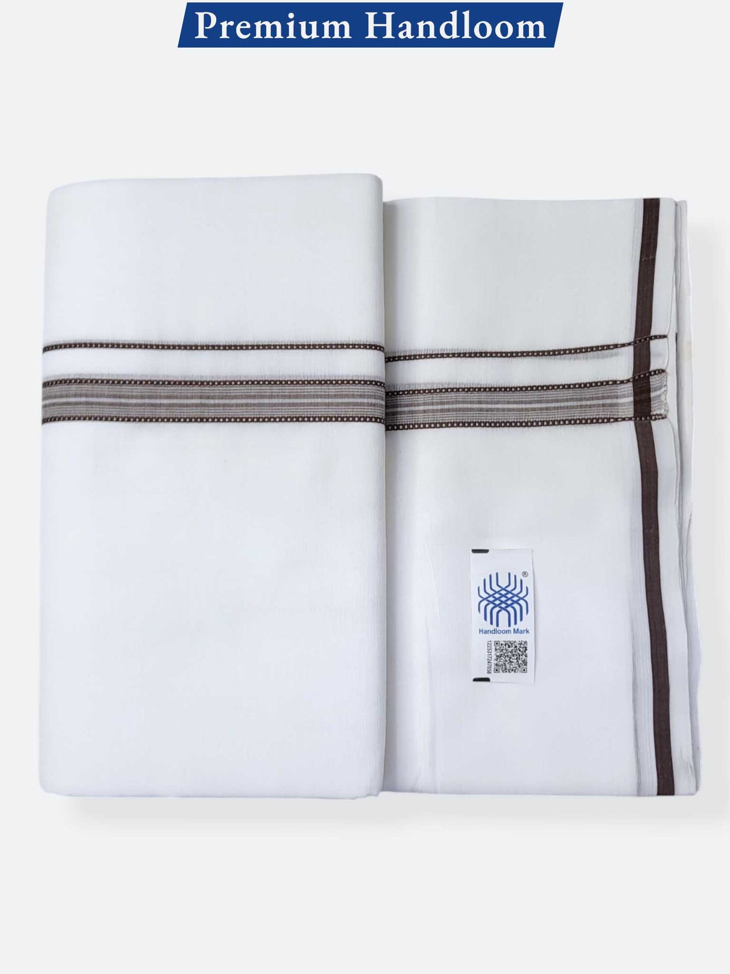 Kerala Premium Balaramapuram Handloom Dhoti/Mundu for Men