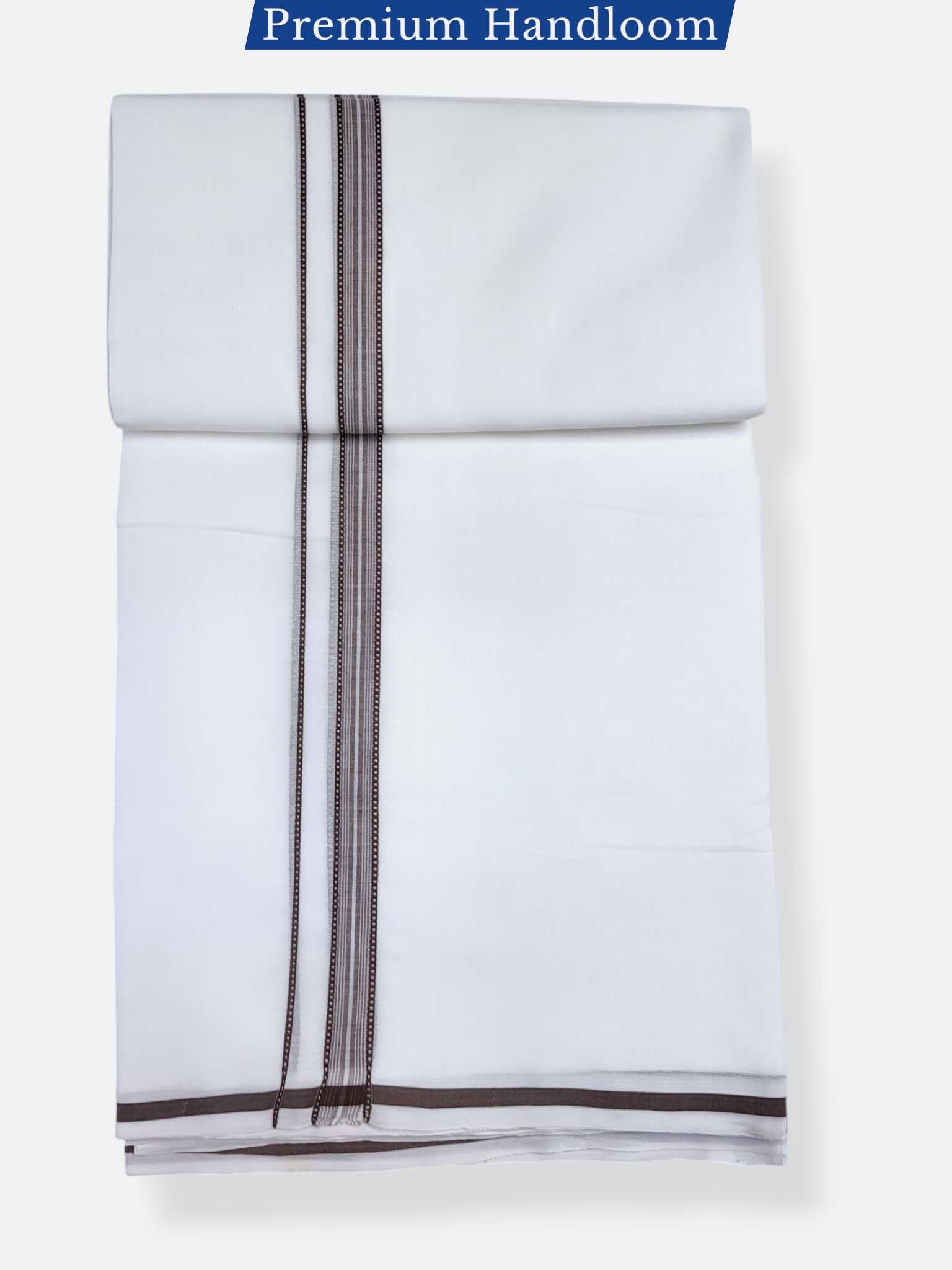 Kerala Premium Balaramapuram Handloom Dhoti/Mundu for Men