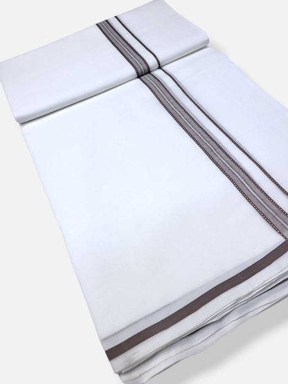 Kerala Premium Balaramapuram Handloom Dhoti/Mundu for Men