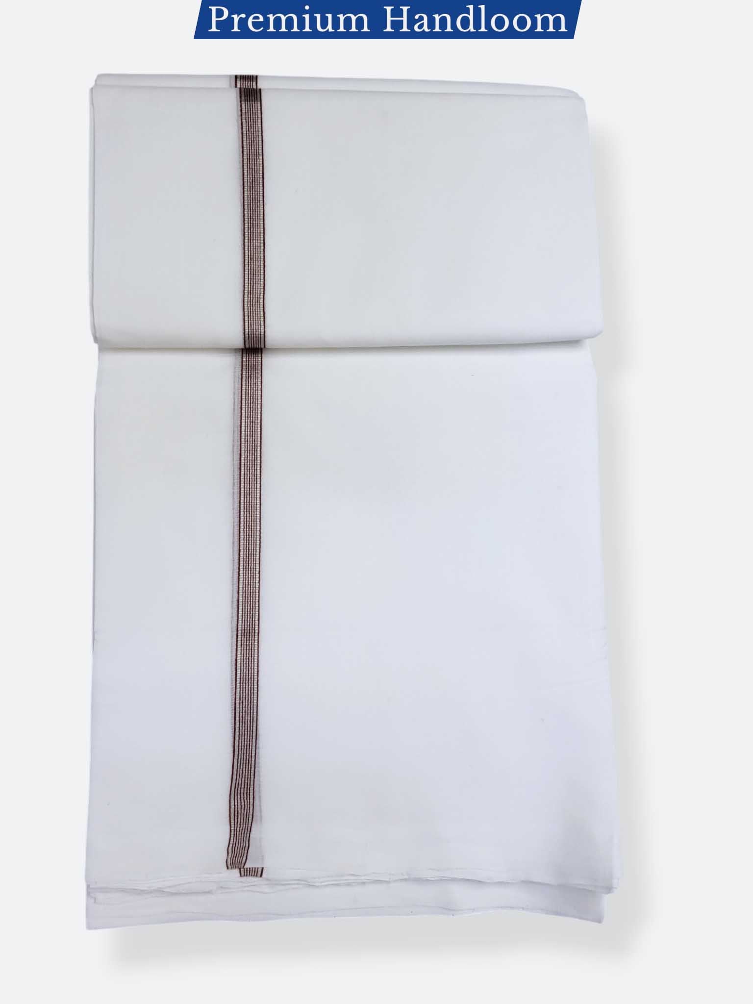 Kerala Premium Balaramapuram Handloom Dhoti/Mundu for Men