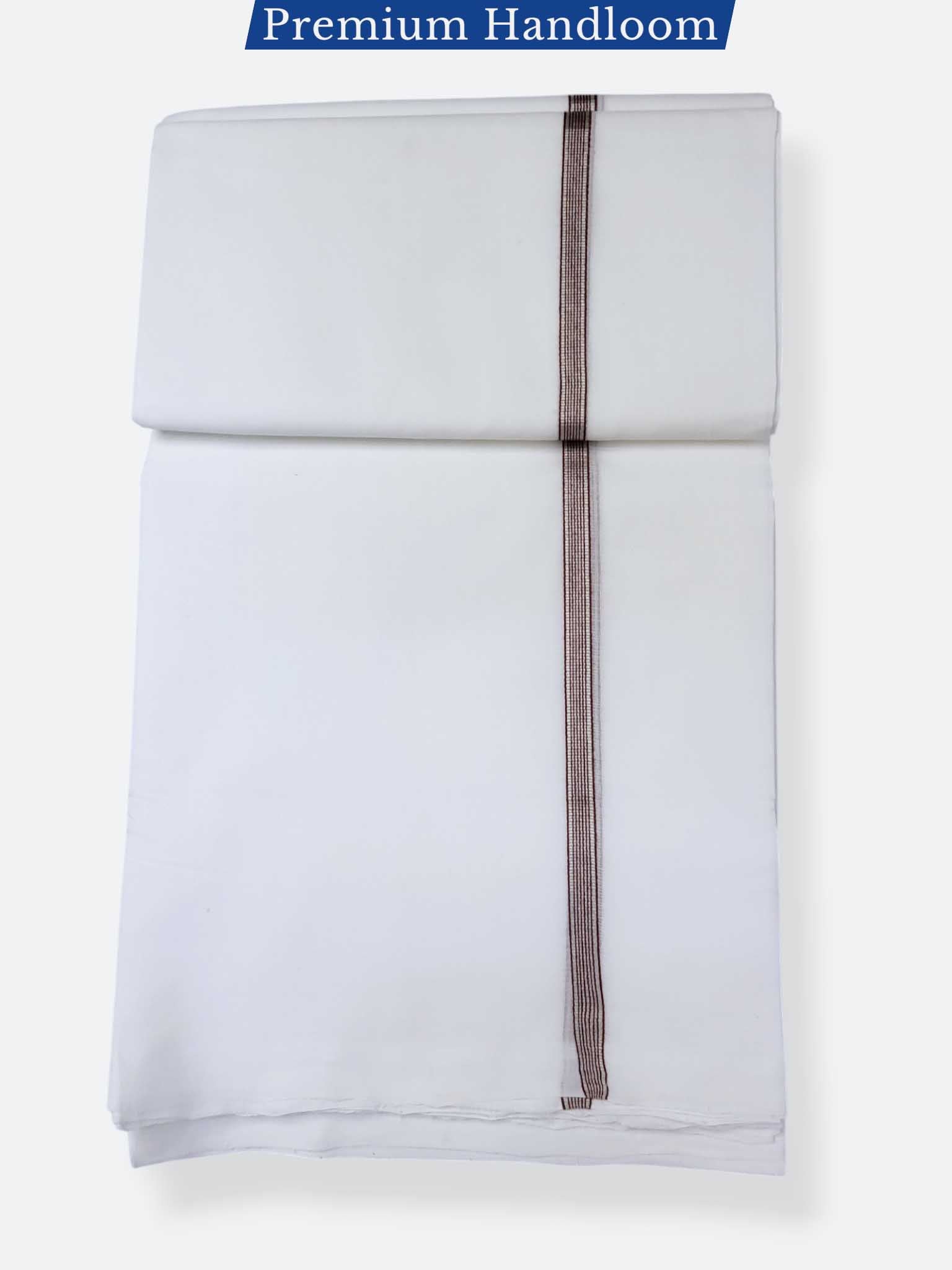 Kerala Premium Balaramapuram Handloom Dhoti/Mundu for Men