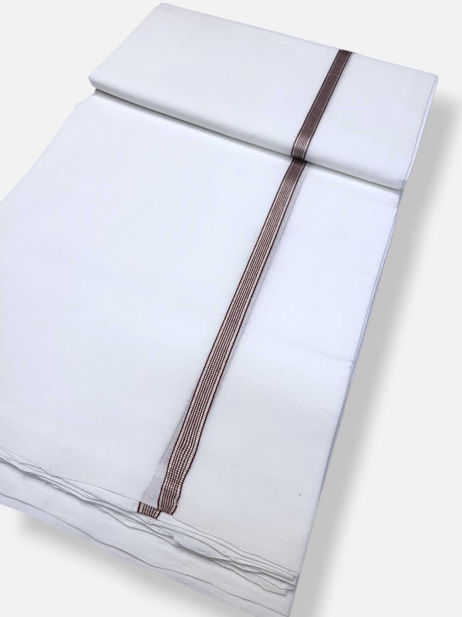 Kerala Premium Balaramapuram Handloom Dhoti/Mundu for Men