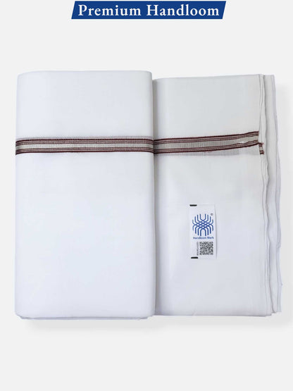 Kerala Premium Balaramapuram Handloom Dhoti/Mundu for Men