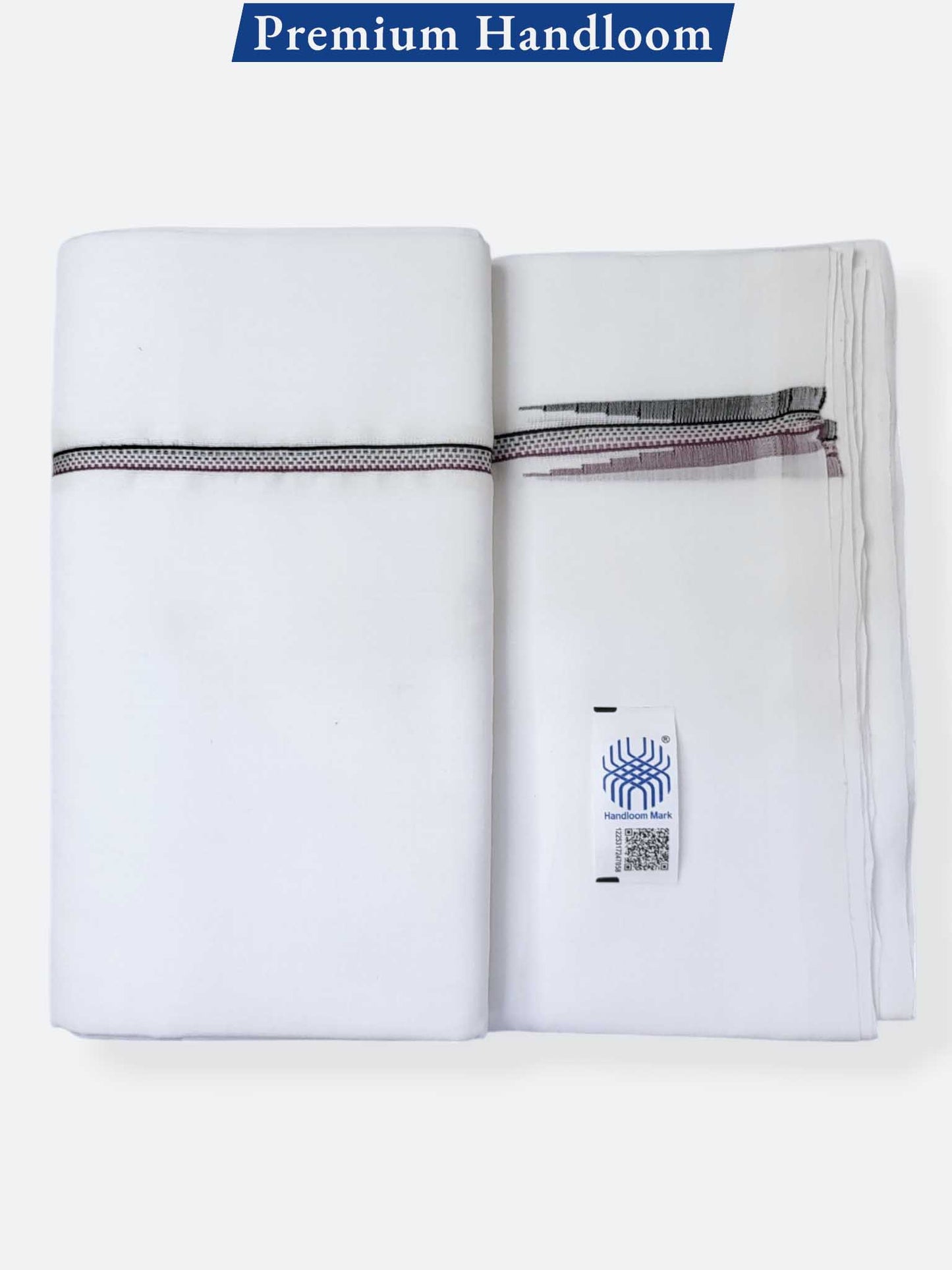 Kerala Premium Balaramapuram Handloom Dhoti/Mundu for Men