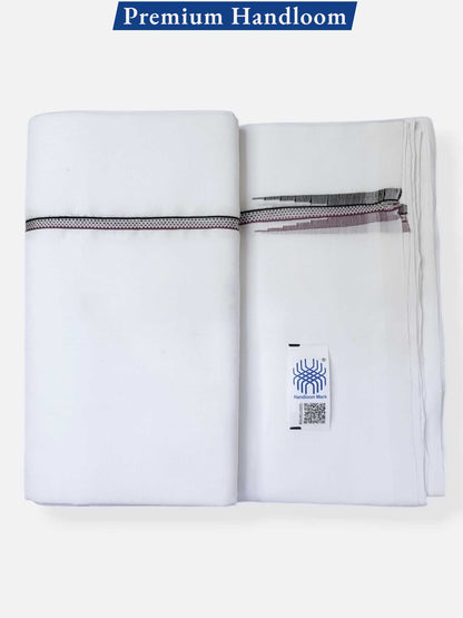 Kerala Premium Balaramapuram Handloom Dhoti/Mundu for Men