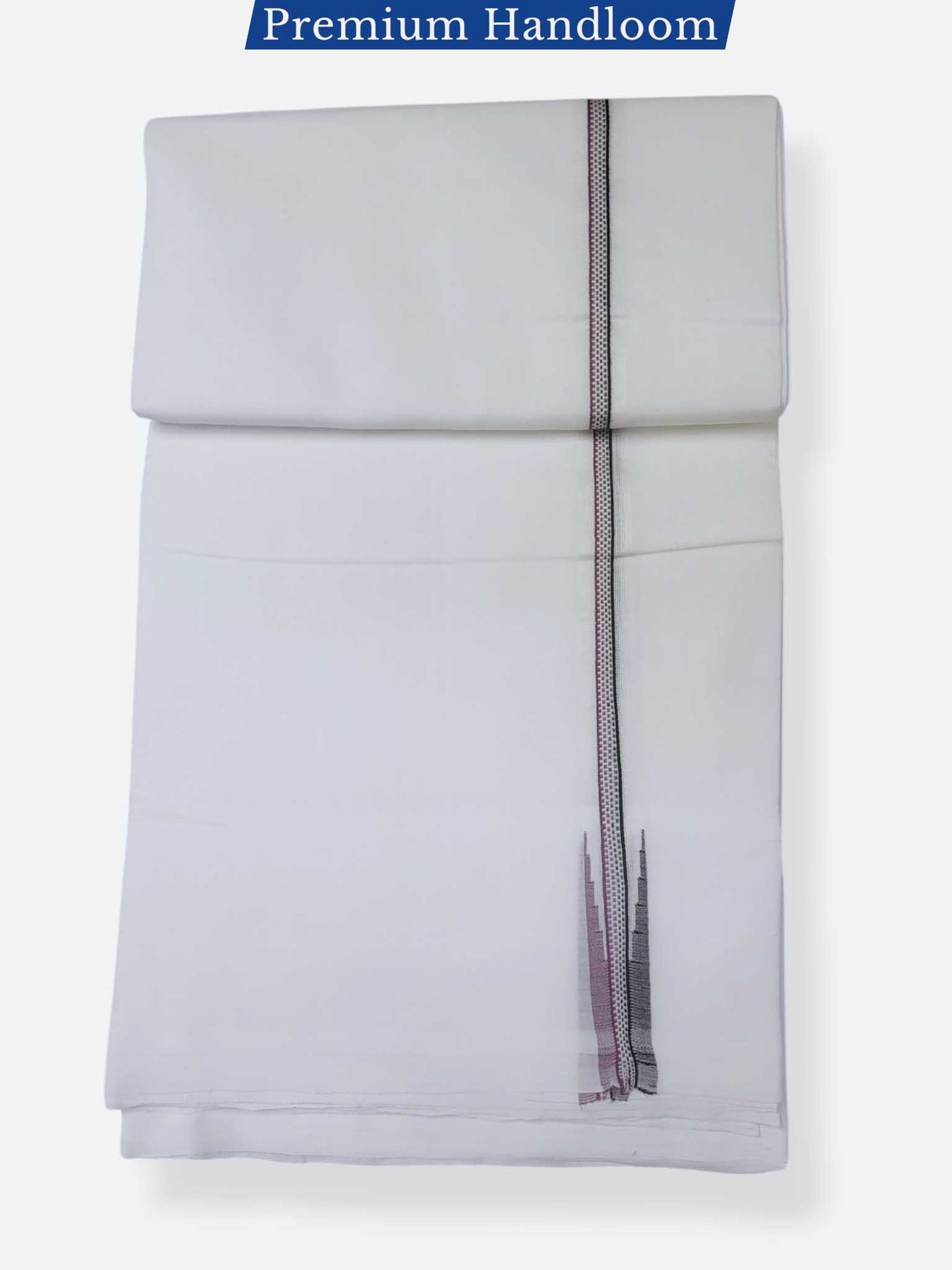 Kerala Premium Balaramapuram Handloom Dhoti/Mundu for Men