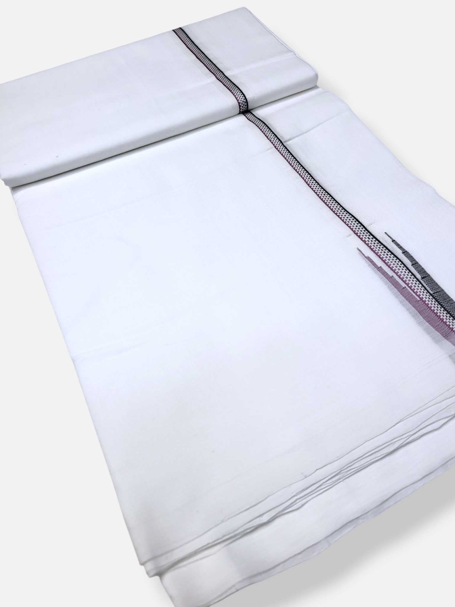Kerala Premium Balaramapuram Handloom Dhoti/Mundu for Men