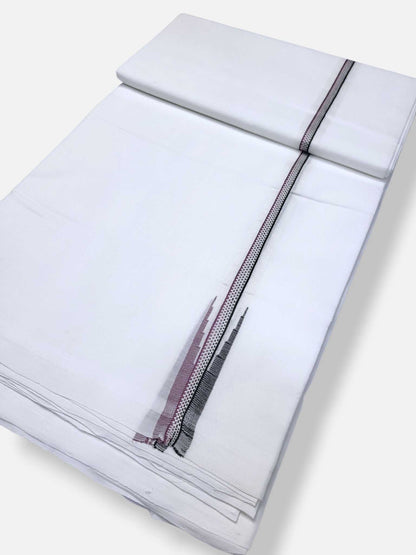 Kerala Premium Balaramapuram Handloom Dhoti/Mundu for Men