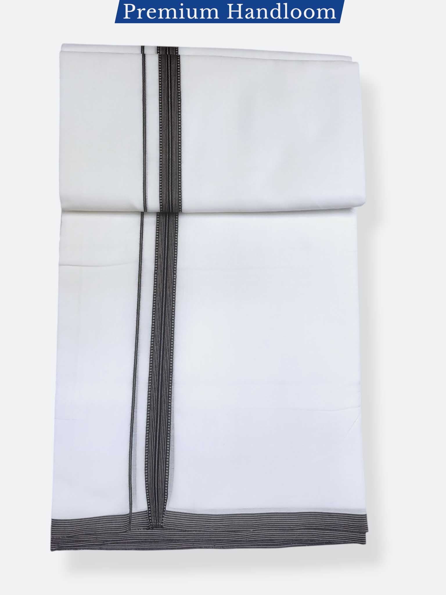 Kerala Premium Balaramapuram Handloom Dhoti/Mundu for Men