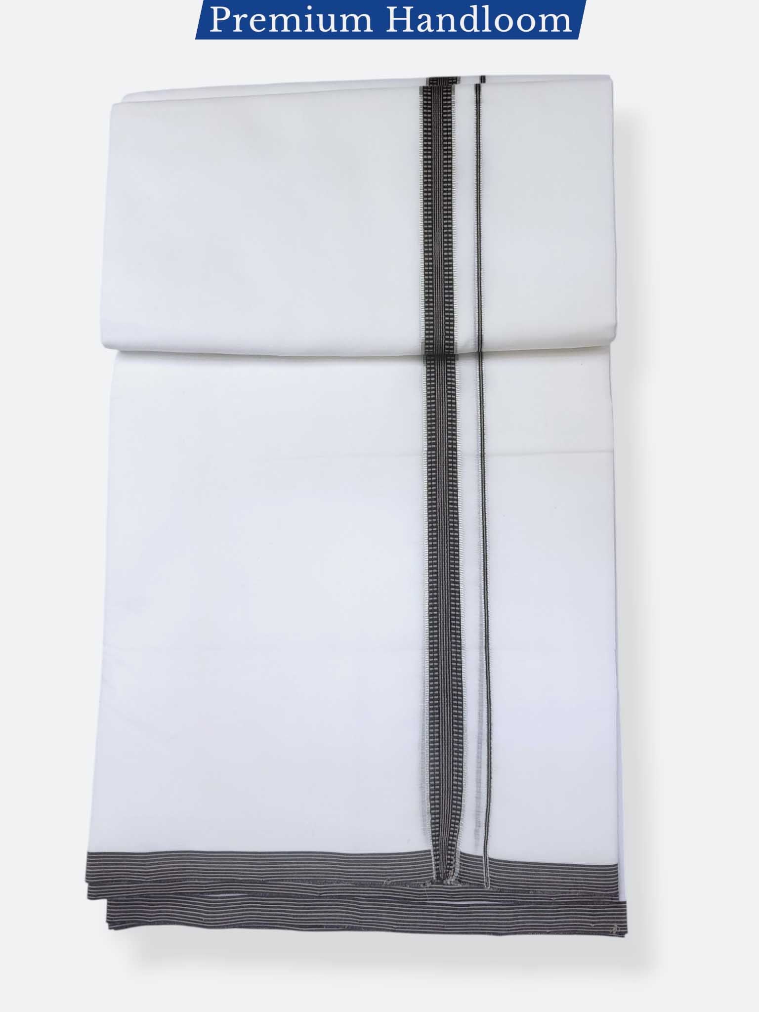 Kerala Premium Balaramapuram Handloom Dhoti/Mundu for Men