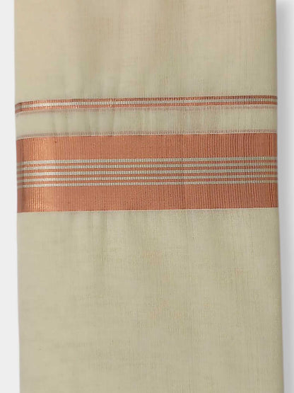 Original Balaramapuram Handloom Kasavu Mundu for Men