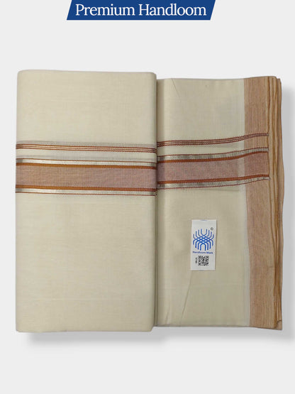 Kerala Premium Balaramapuram Handloom Dhoti/Mundu for Men