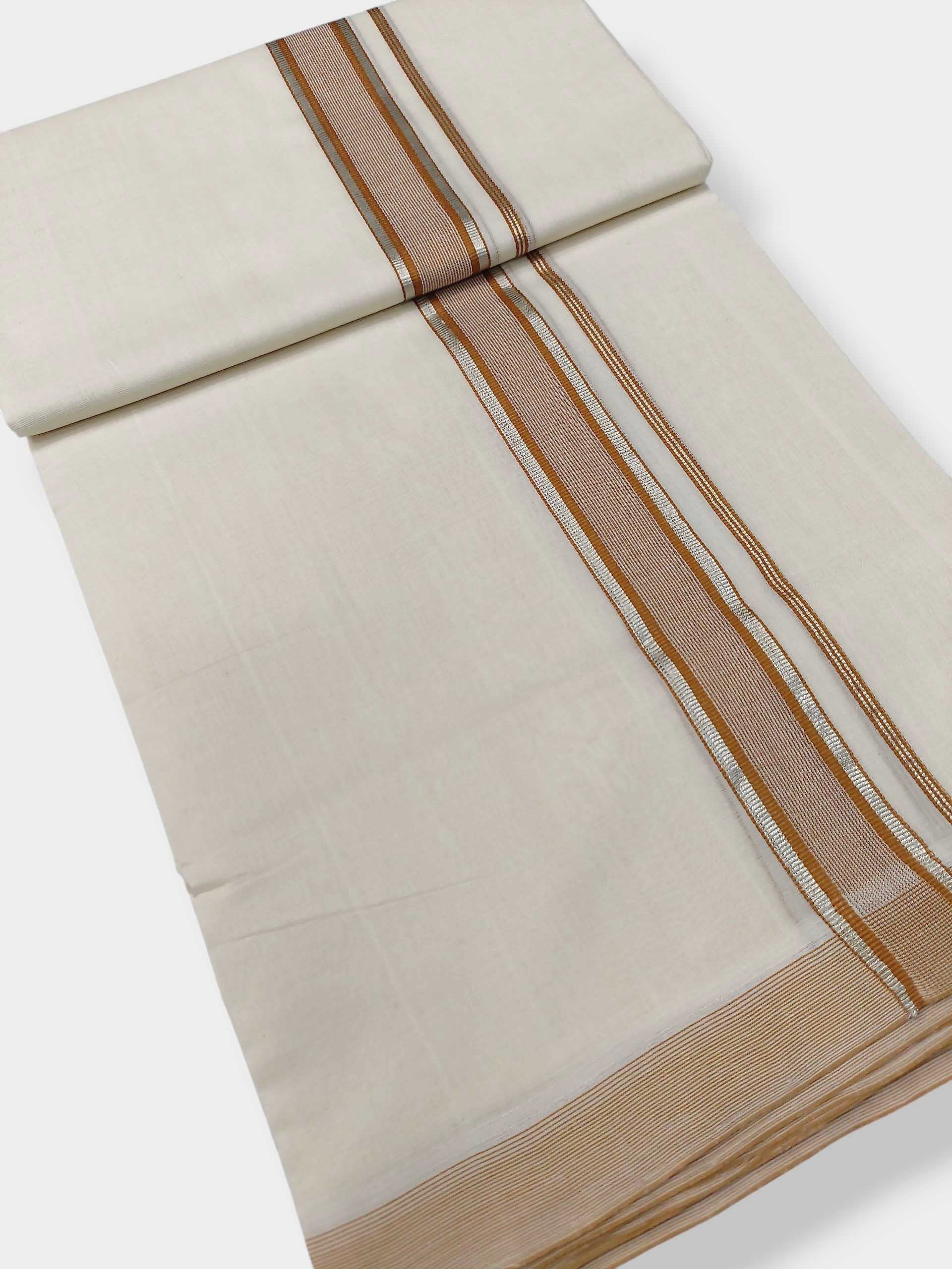 Kerala Premium Balaramapuram Handloom Dhoti/Mundu for Men