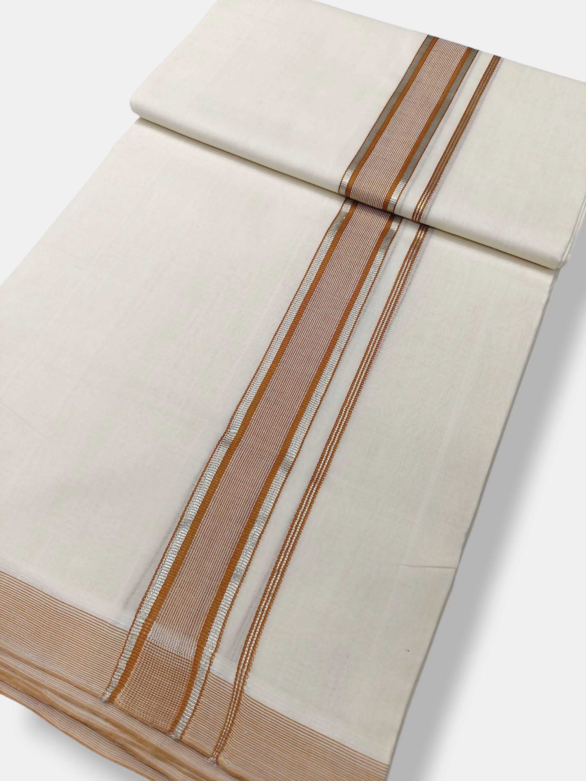 Kerala Premium Balaramapuram Handloom Dhoti/Mundu for Men