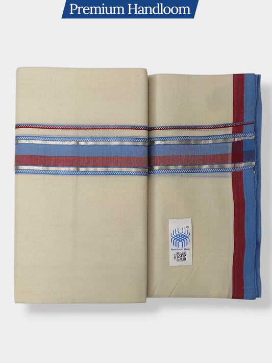 Kerala Premium Balaramapuram Handloom Dhoti/Mundu for Men