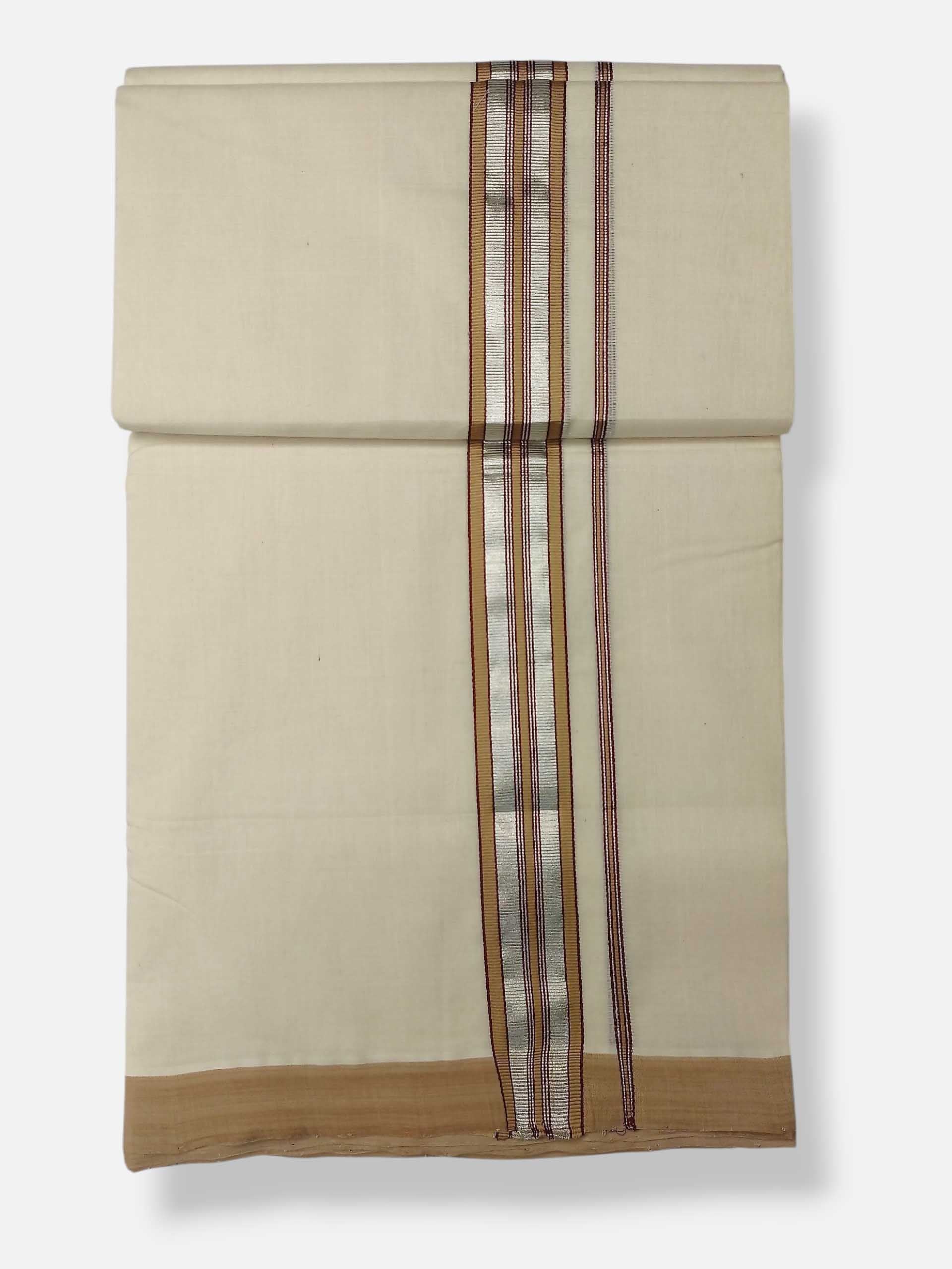 Kerala Premium Balaramapuram Handloom Dhoti/Mundu for Men