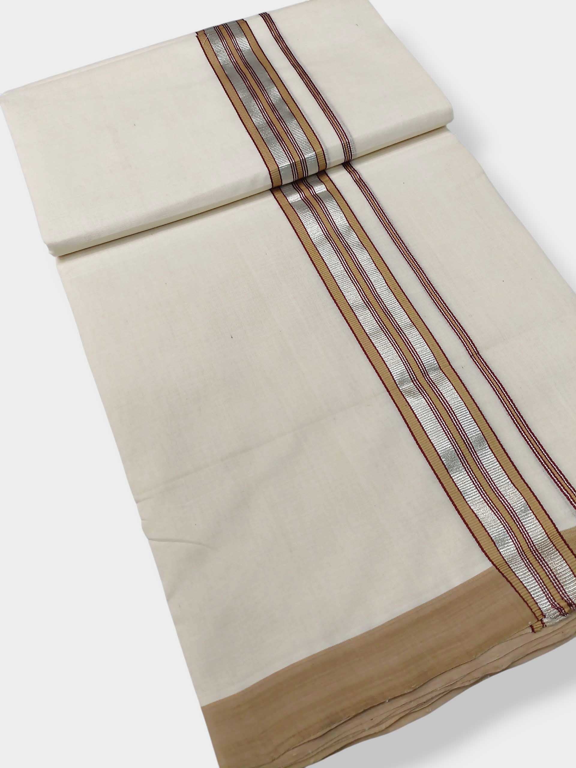 Kerala Premium Balaramapuram Handloom Dhoti/Mundu for Men