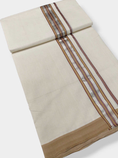 Kerala Premium Balaramapuram Handloom Dhoti/Mundu for Men
