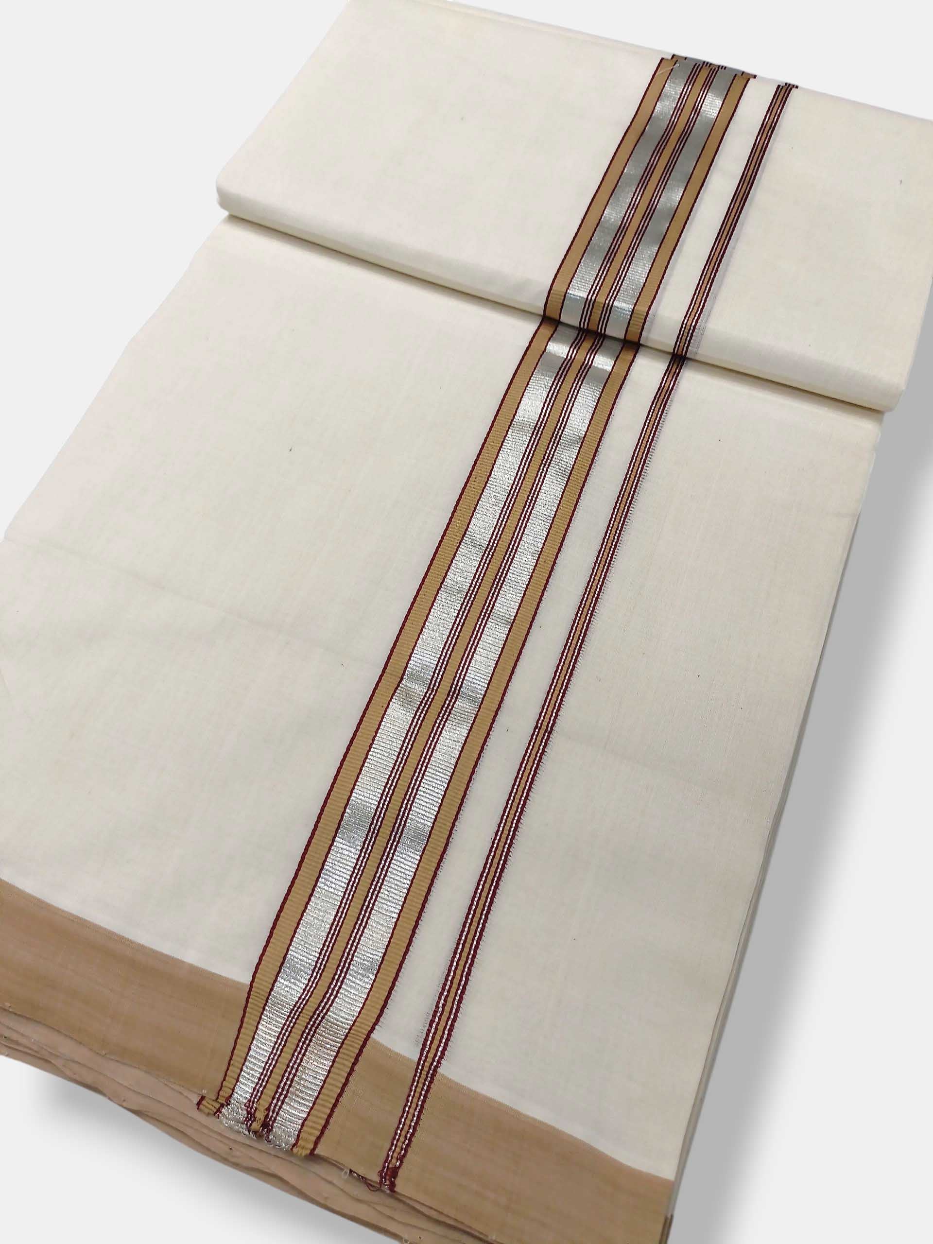 Kerala Premium Balaramapuram Handloom Dhoti/Mundu for Men