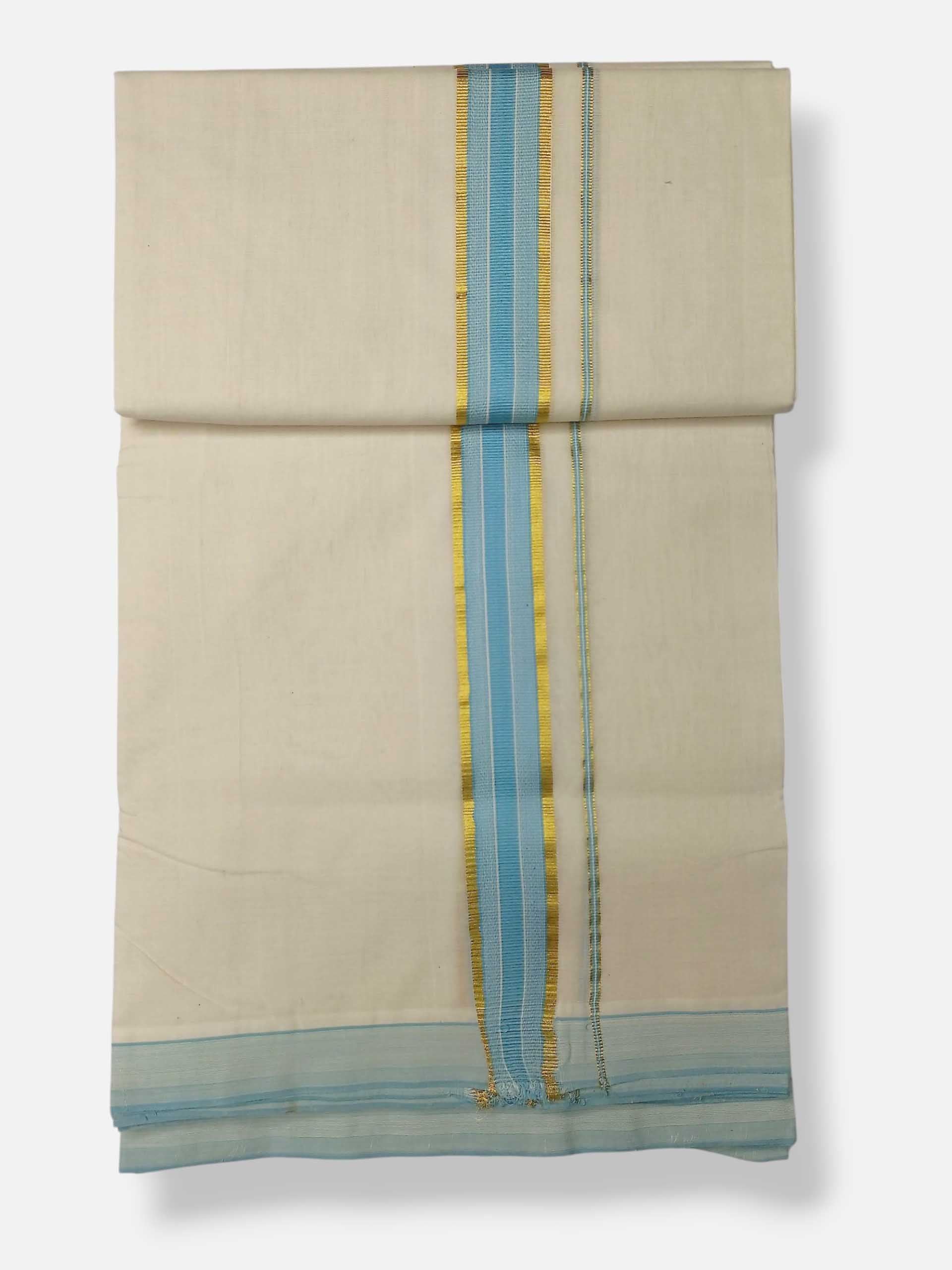 Kerala Premium Balaramapuram Handloom Dhoti/Mundu for Men