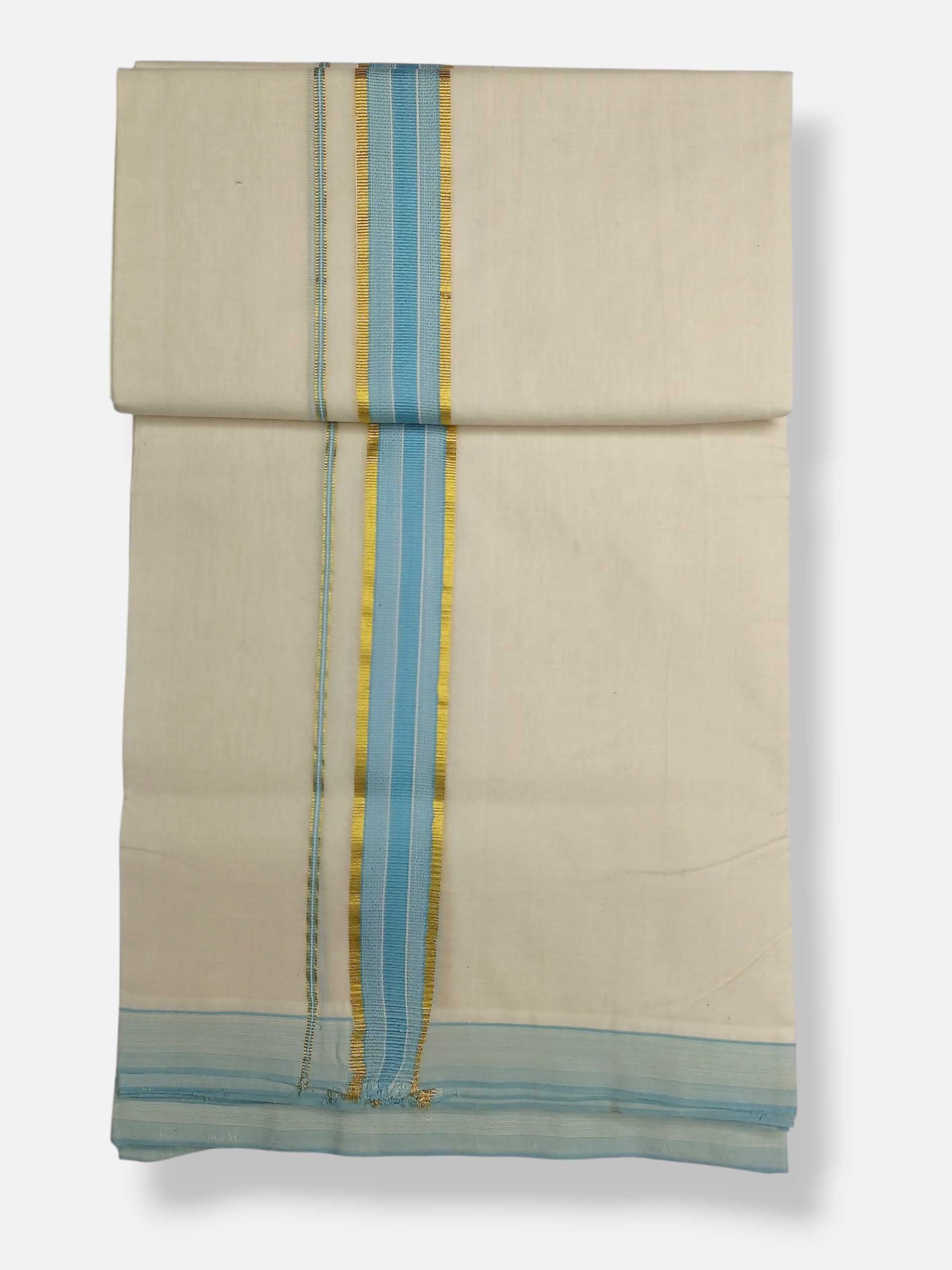 Kerala Premium Balaramapuram Handloom Dhoti/Mundu for Men