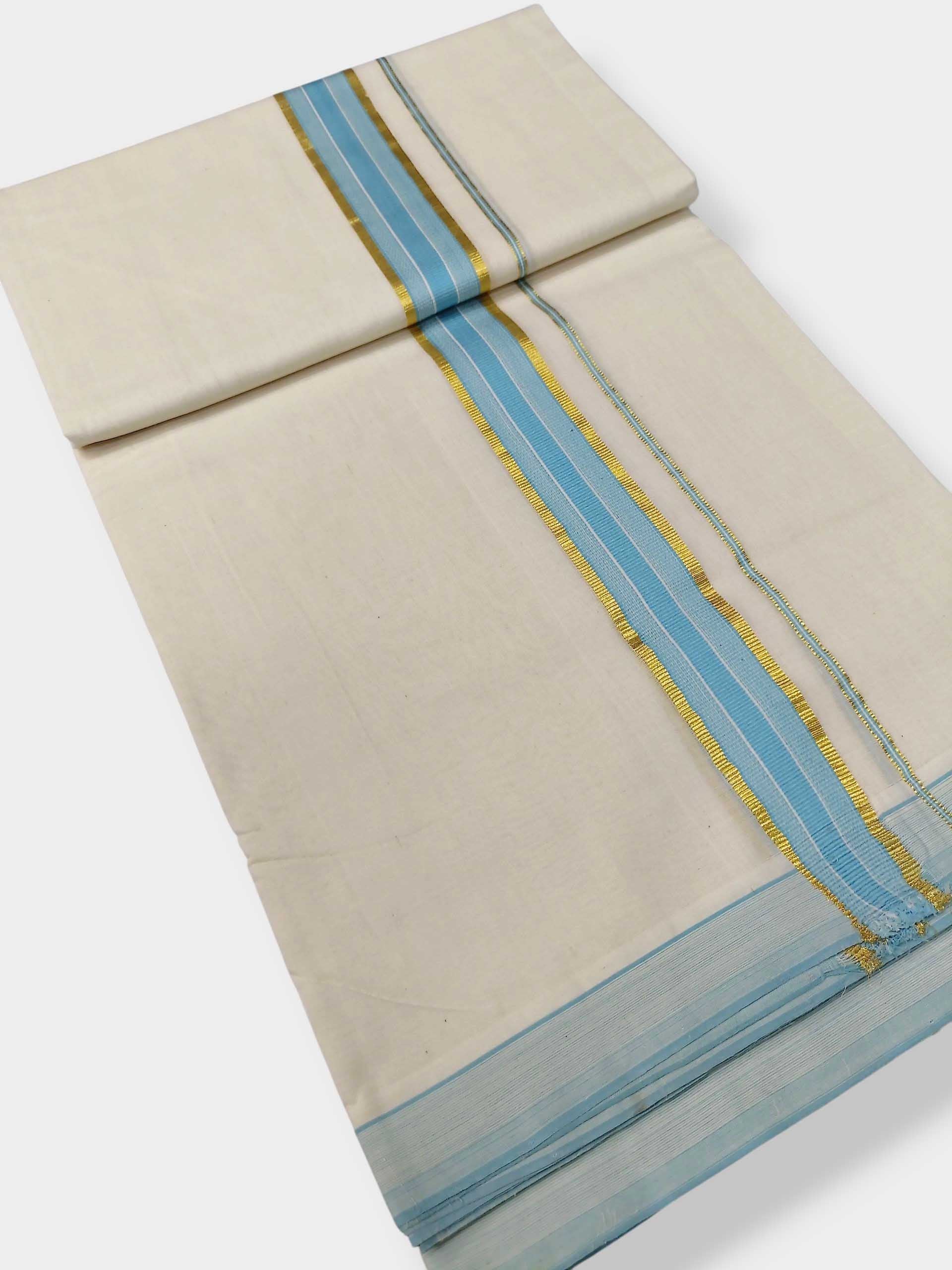 Kerala Premium Balaramapuram Handloom Dhoti/Mundu for Men