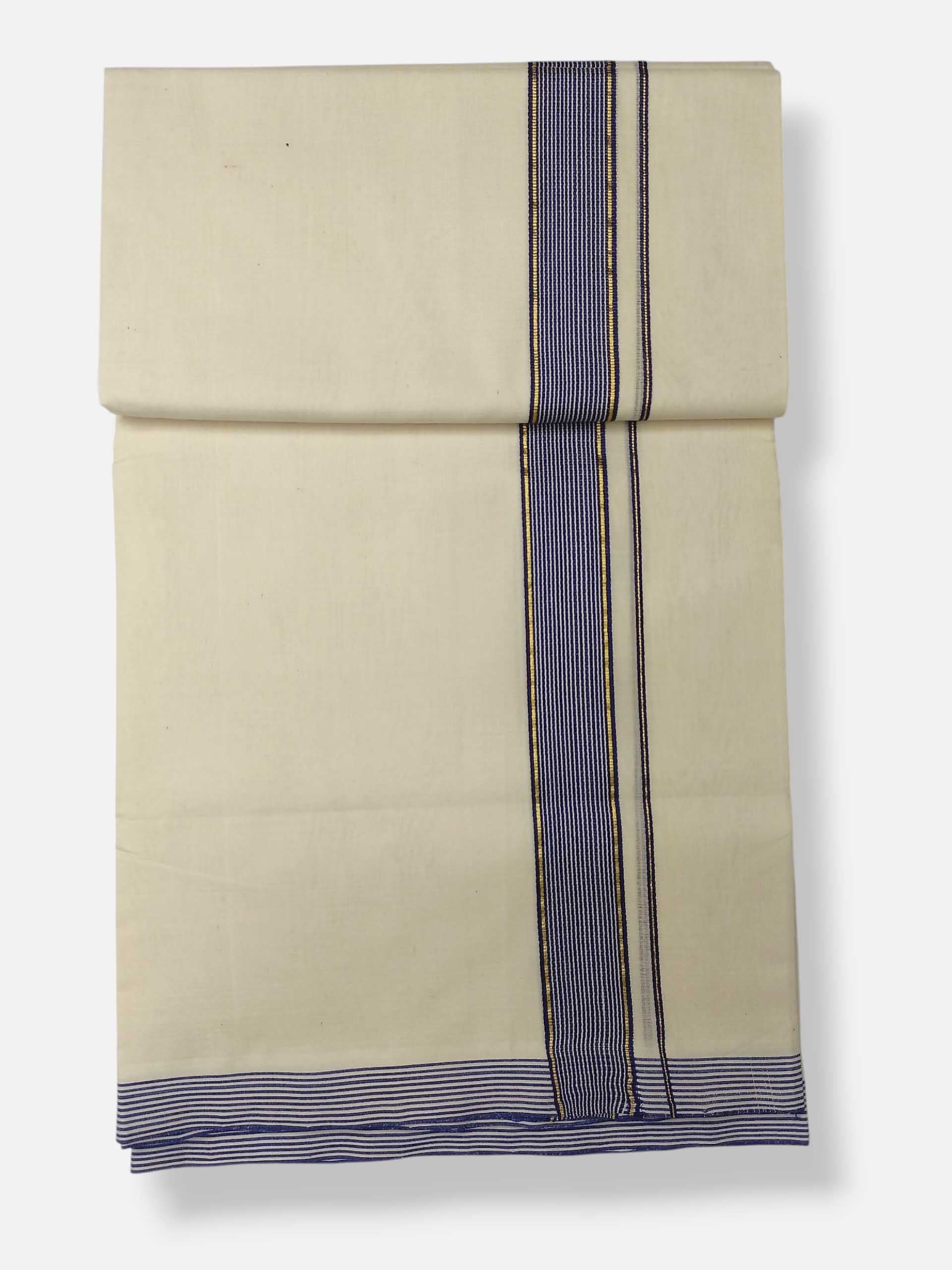 Kerala Premium Balaramapuram Handloom Dhoti/Mundu for Men
