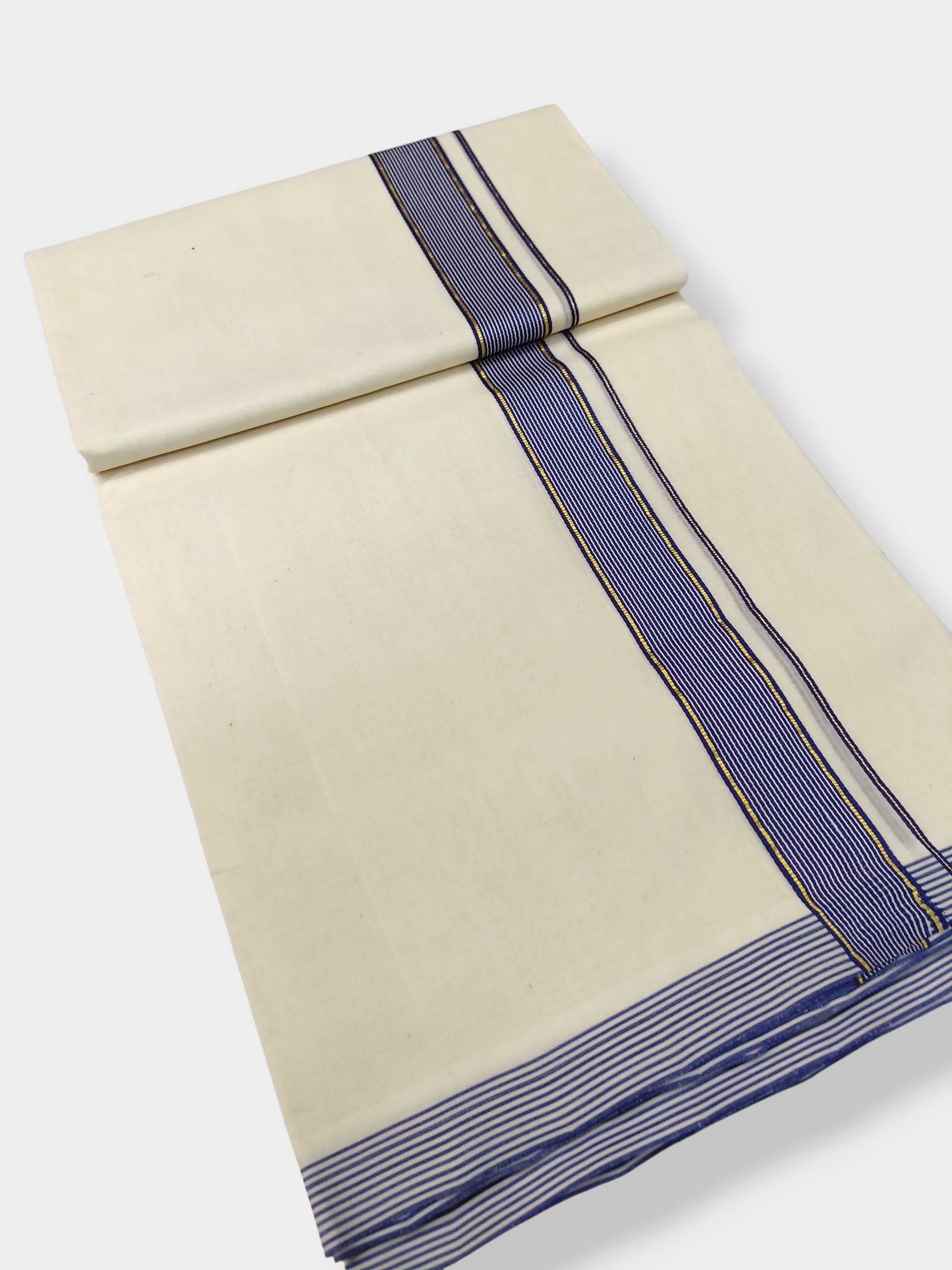 Kerala Premium Balaramapuram Handloom Dhoti/Mundu for Men