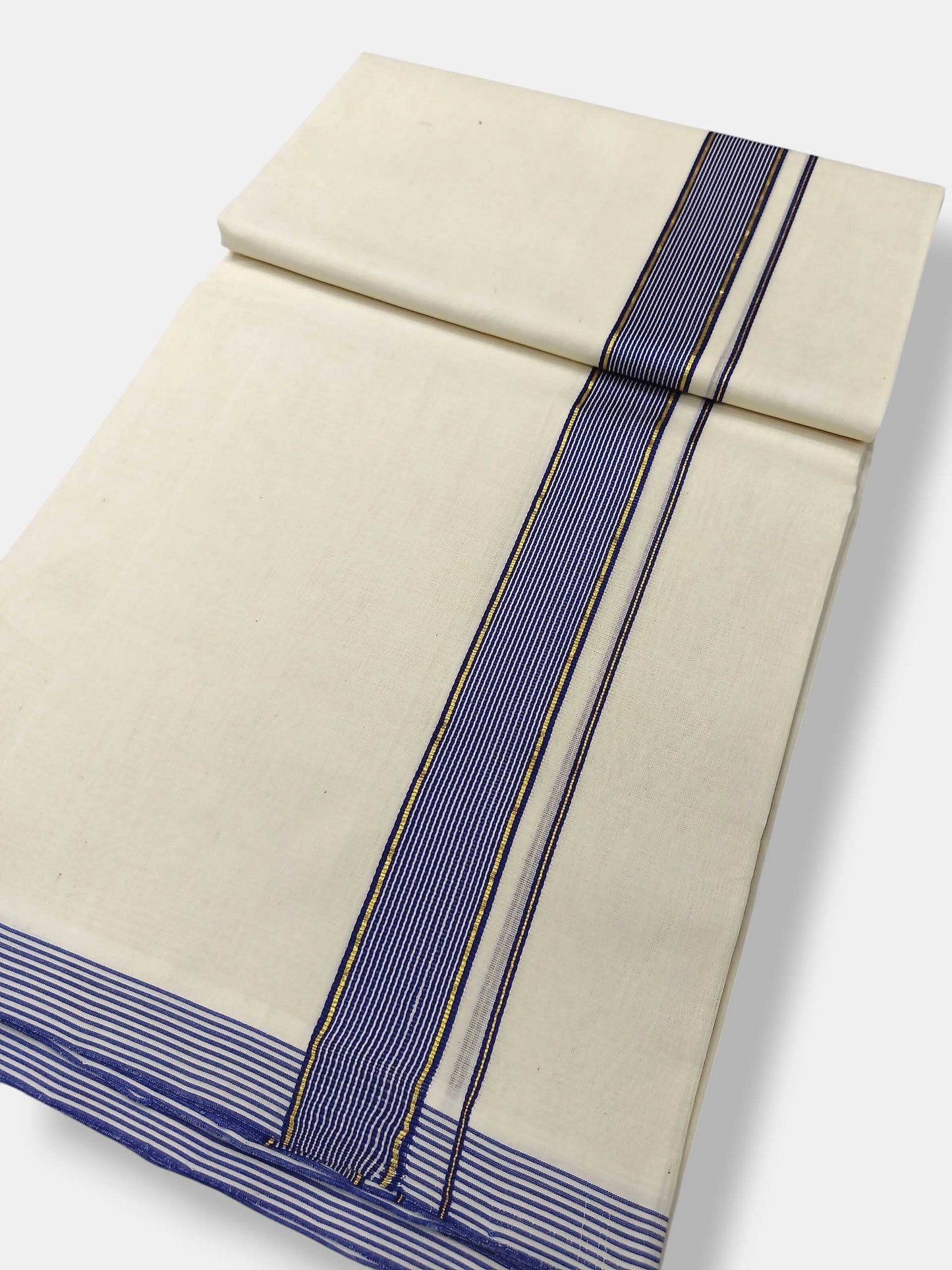 Kerala Premium Balaramapuram Handloom Dhoti/Mundu for Men