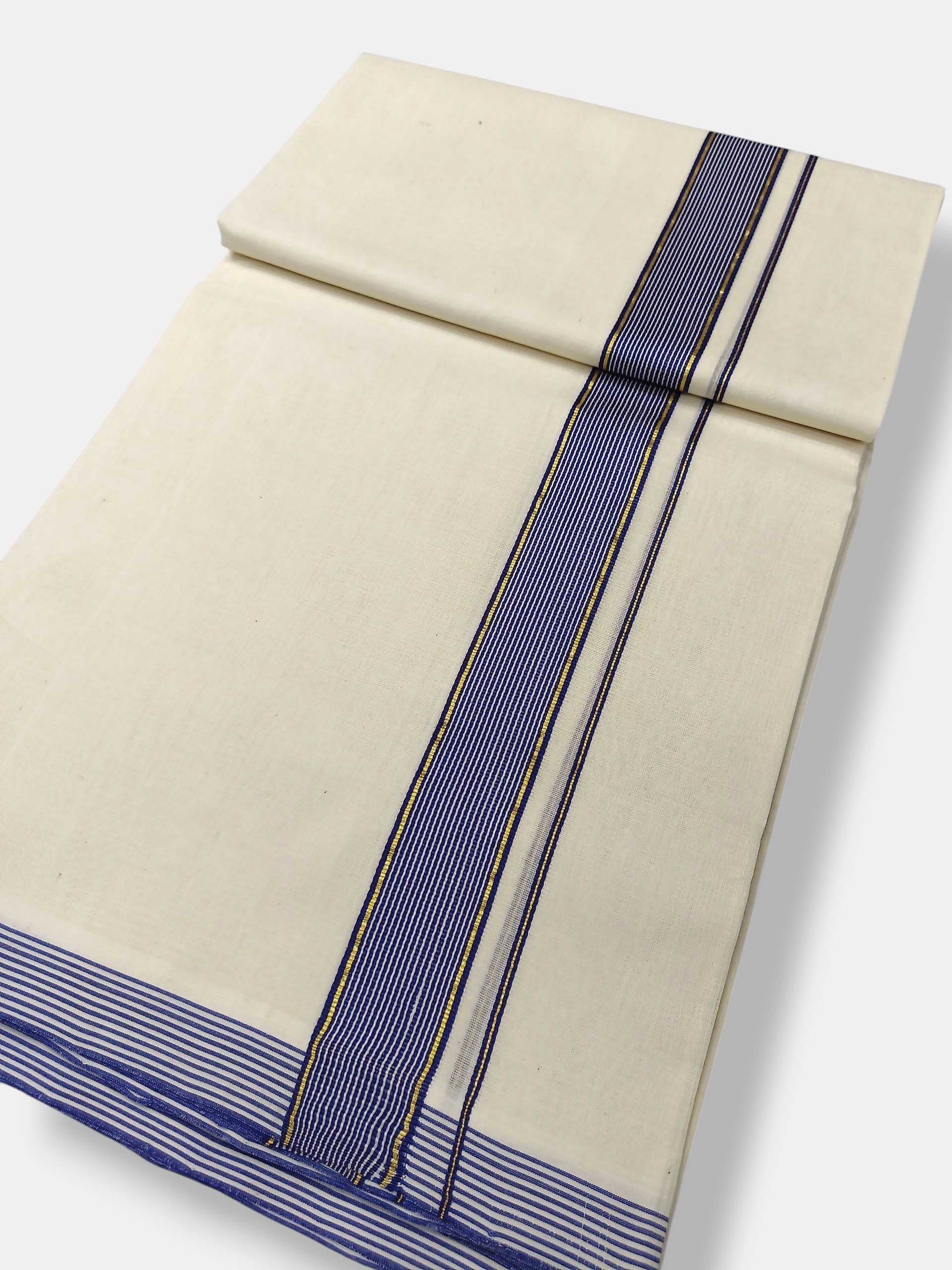 Kerala Premium Balaramapuram Handloom Dhoti/Mundu for Men