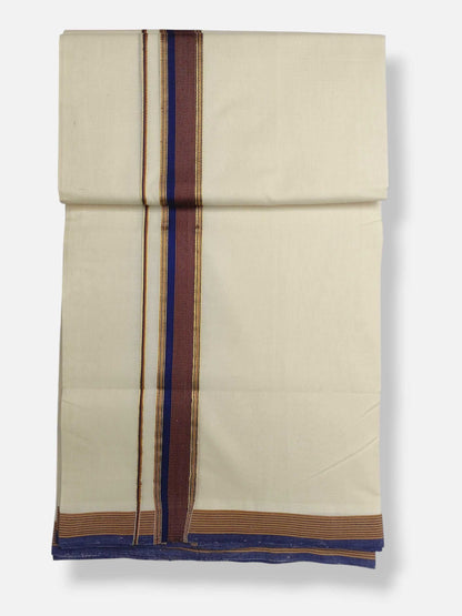 Kerala Premium Balaramapuram Handloom Dhoti/Mundu for Men