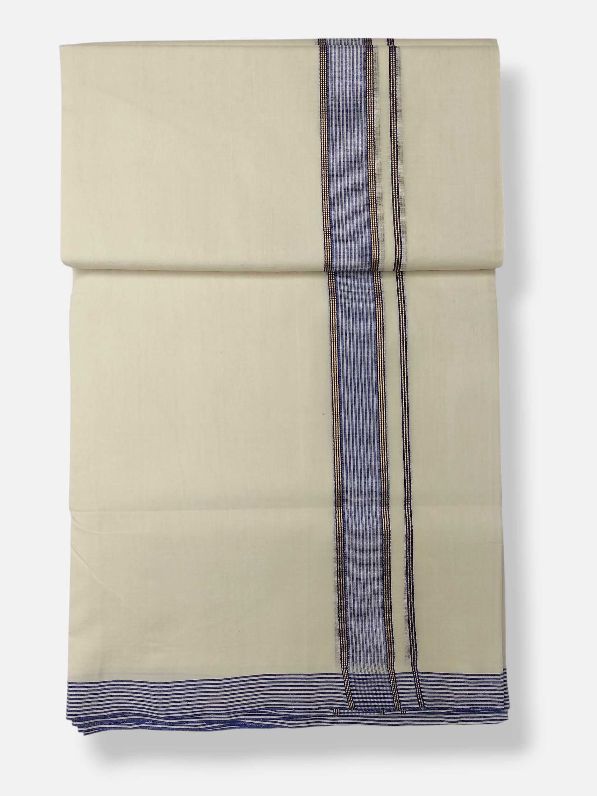 Kerala Premium Balaramapuram Handloom Dhoti/Mundu for Men