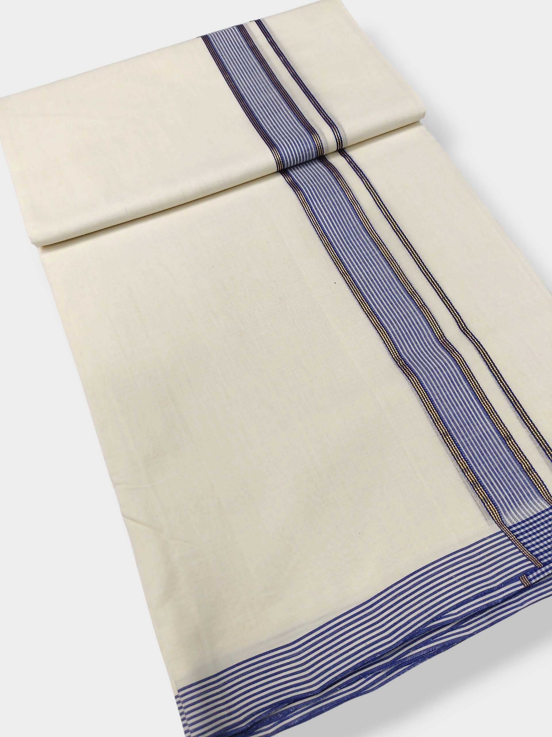 Kerala Premium Balaramapuram Handloom Dhoti/Mundu for Men