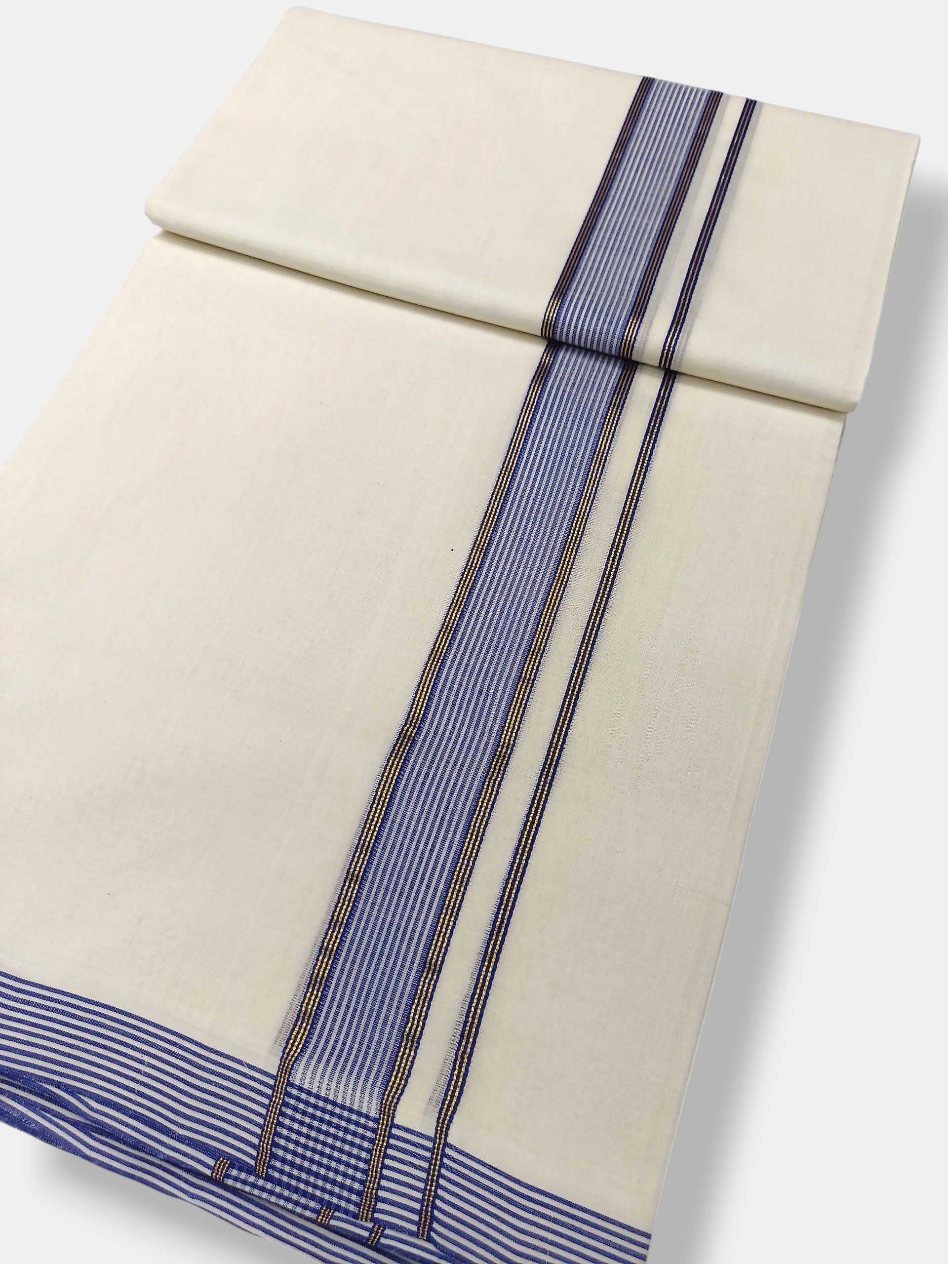 Kerala Premium Balaramapuram Handloom Dhoti/Mundu for Men