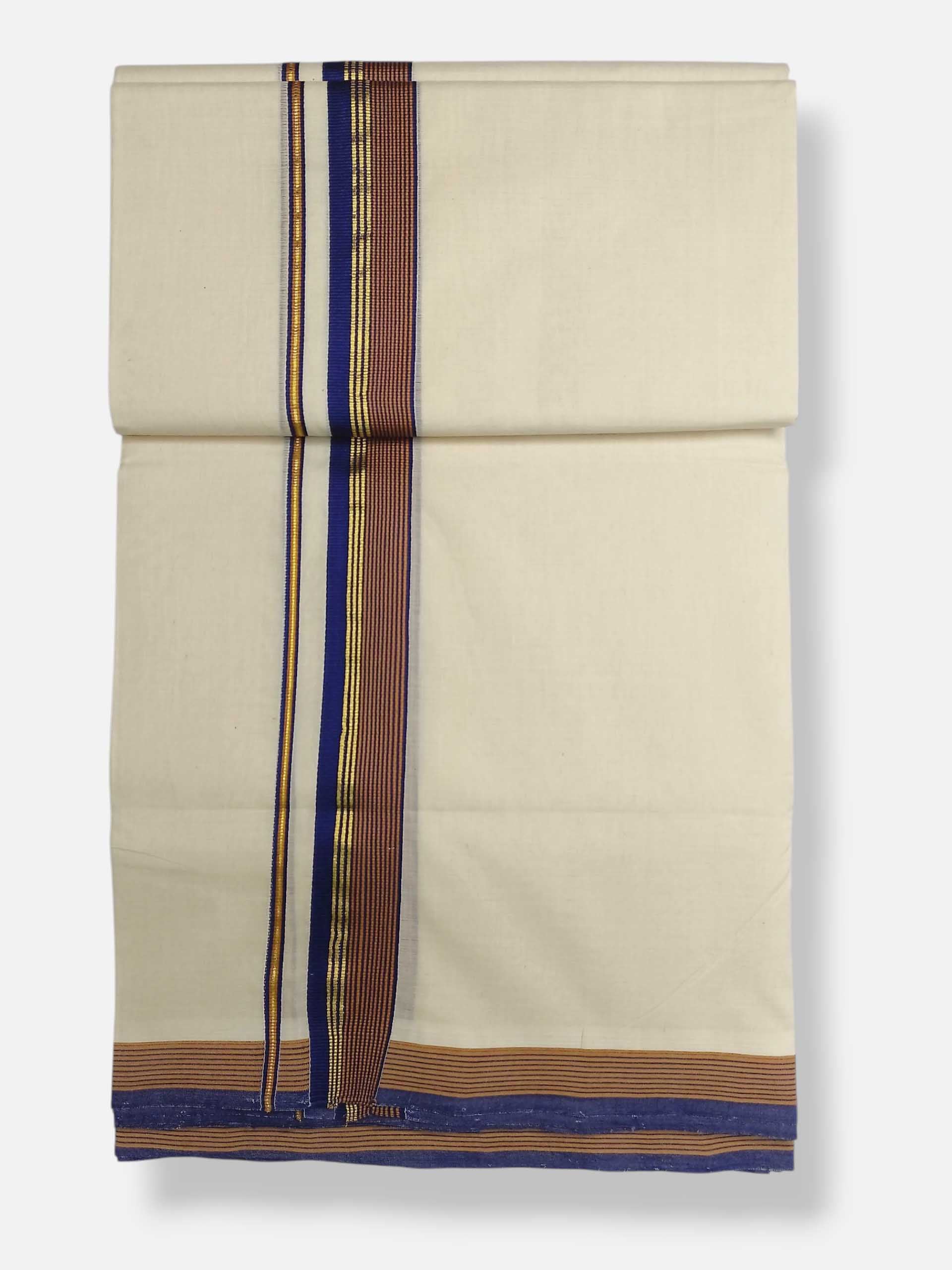 Kerala Premium Balaramapuram Handloom Dhoti/Mundu for Men