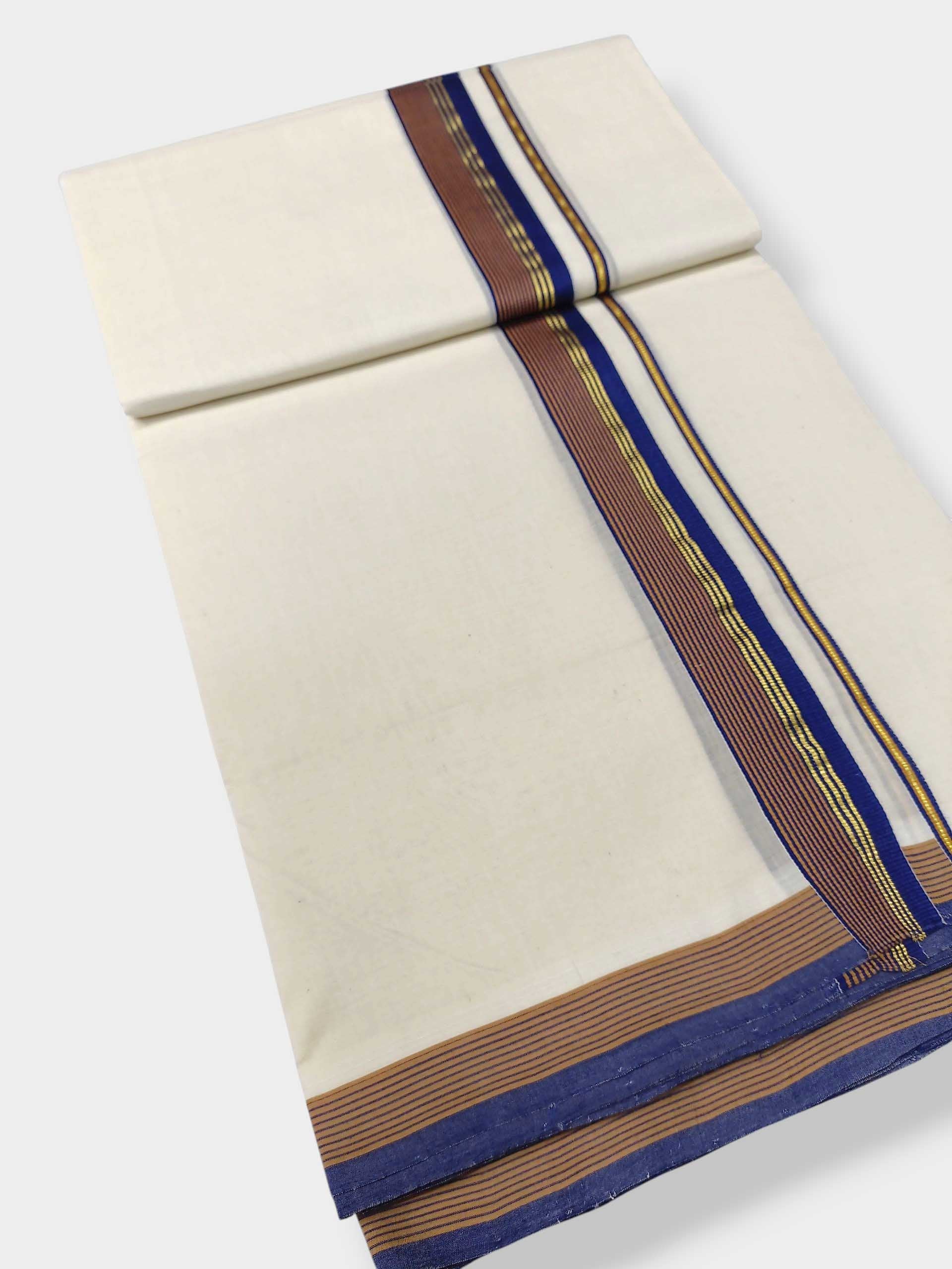 Kerala Premium Balaramapuram Handloom Dhoti/Mundu for Men