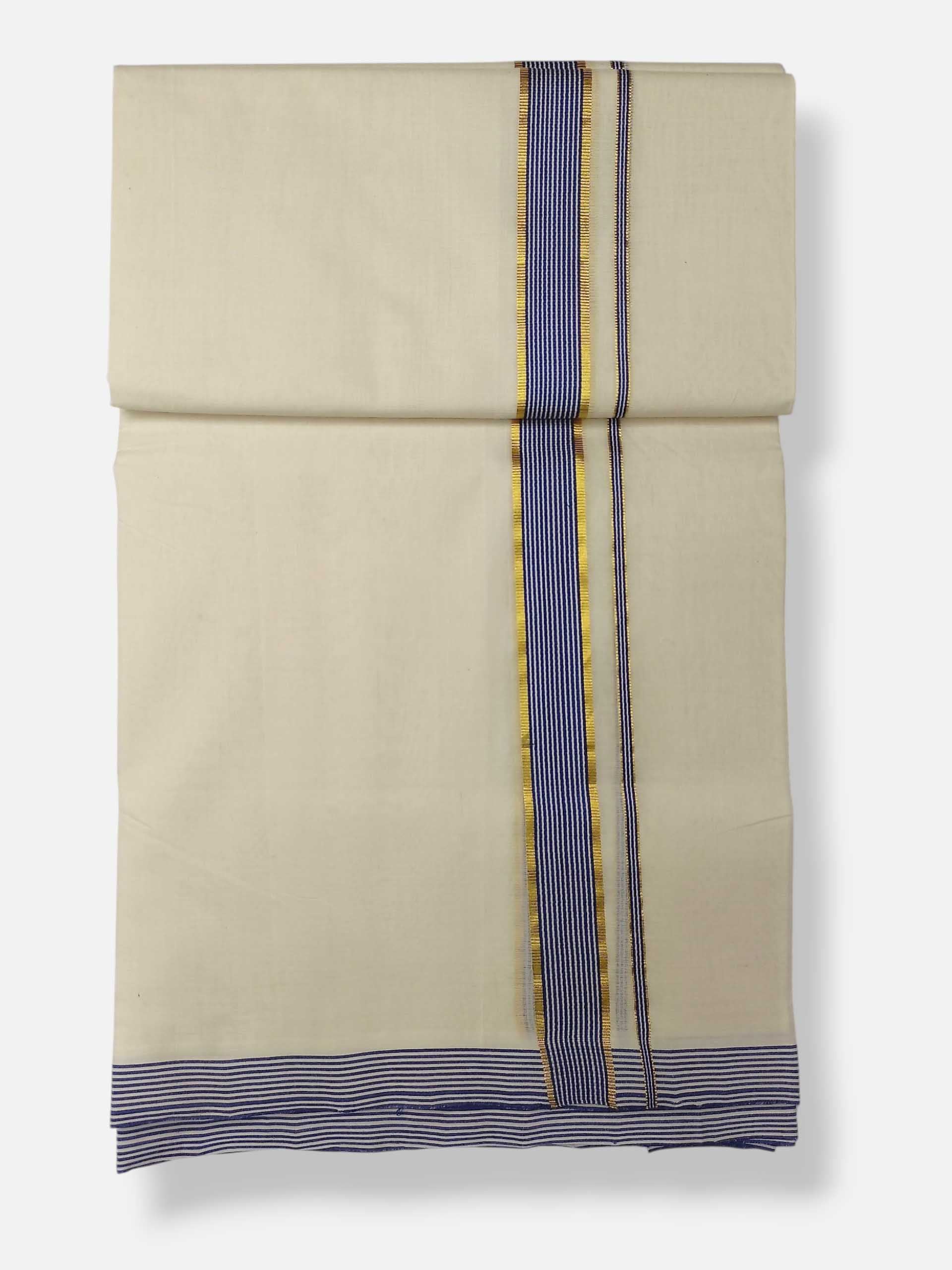 Kerala Premium Balaramapuram Handloom Dhoti/Mundu for Men