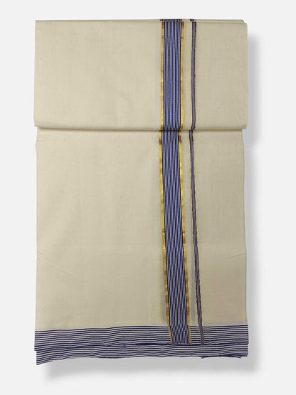 Kerala Premium Balaramapuram Handloom Dhoti/Mundu for Men
