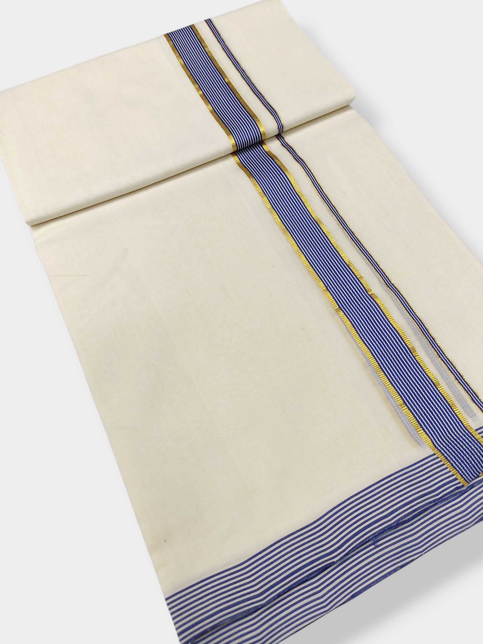 Kerala Premium Balaramapuram Handloom Dhoti/Mundu for Men